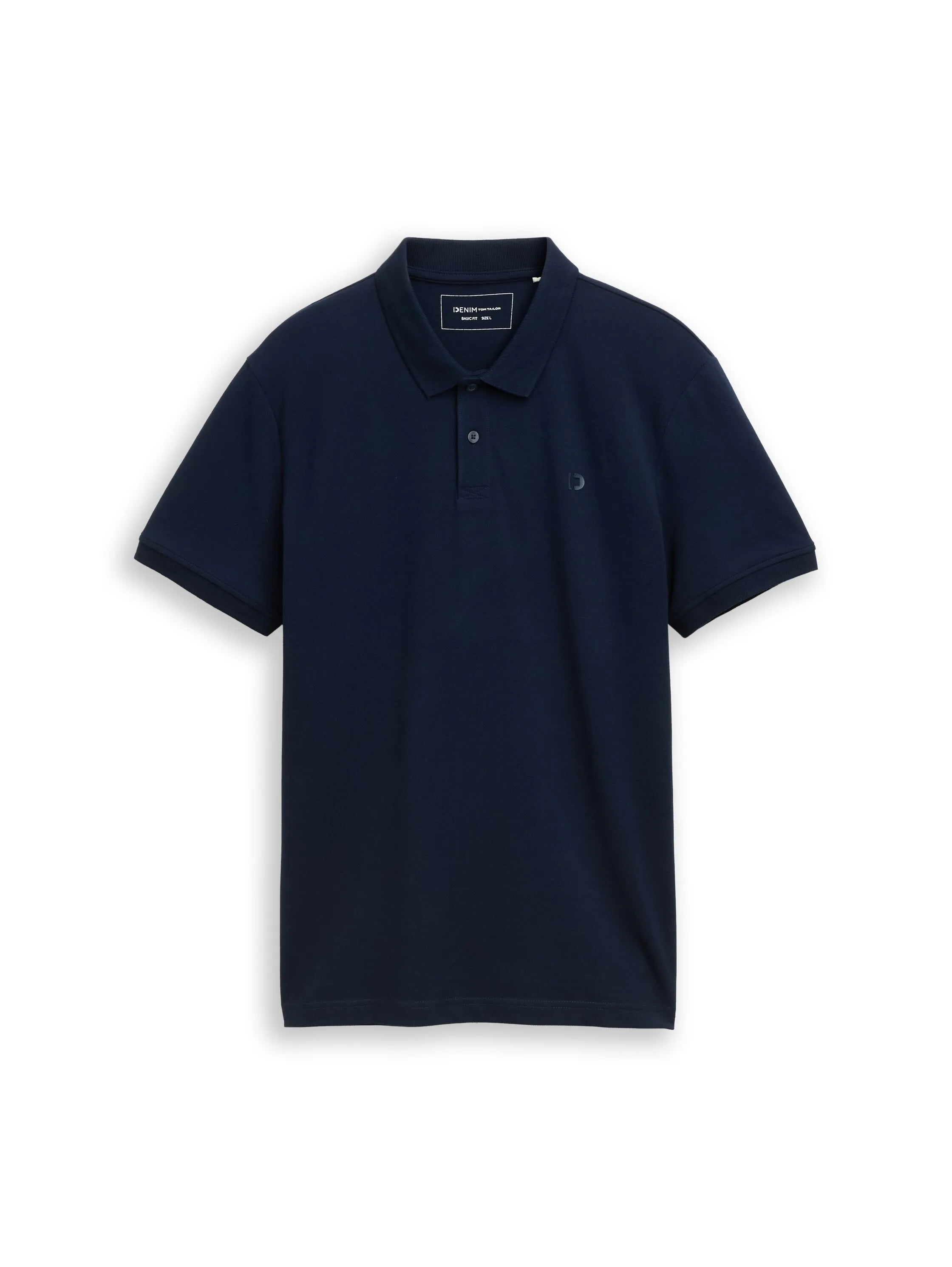 Denim Tom Tailor Imperial Blue Men Cotton PiquŽ Polo Shirt SKU: 1045587_29380 Image 06