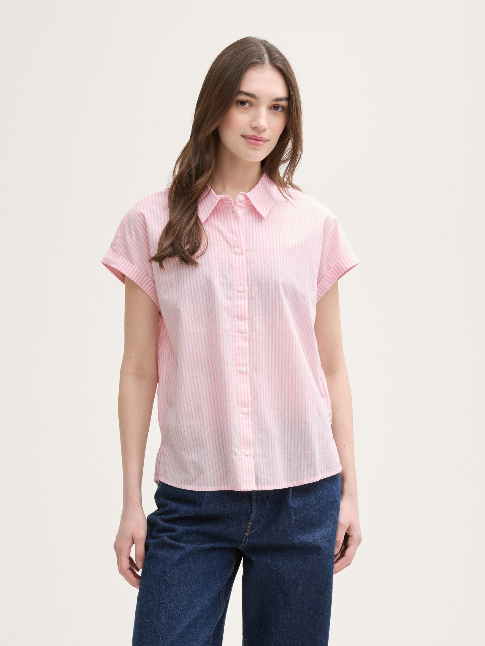 Tom Tailor_Loose Fit Blouse with Striped Pattern_1045764_37711_01