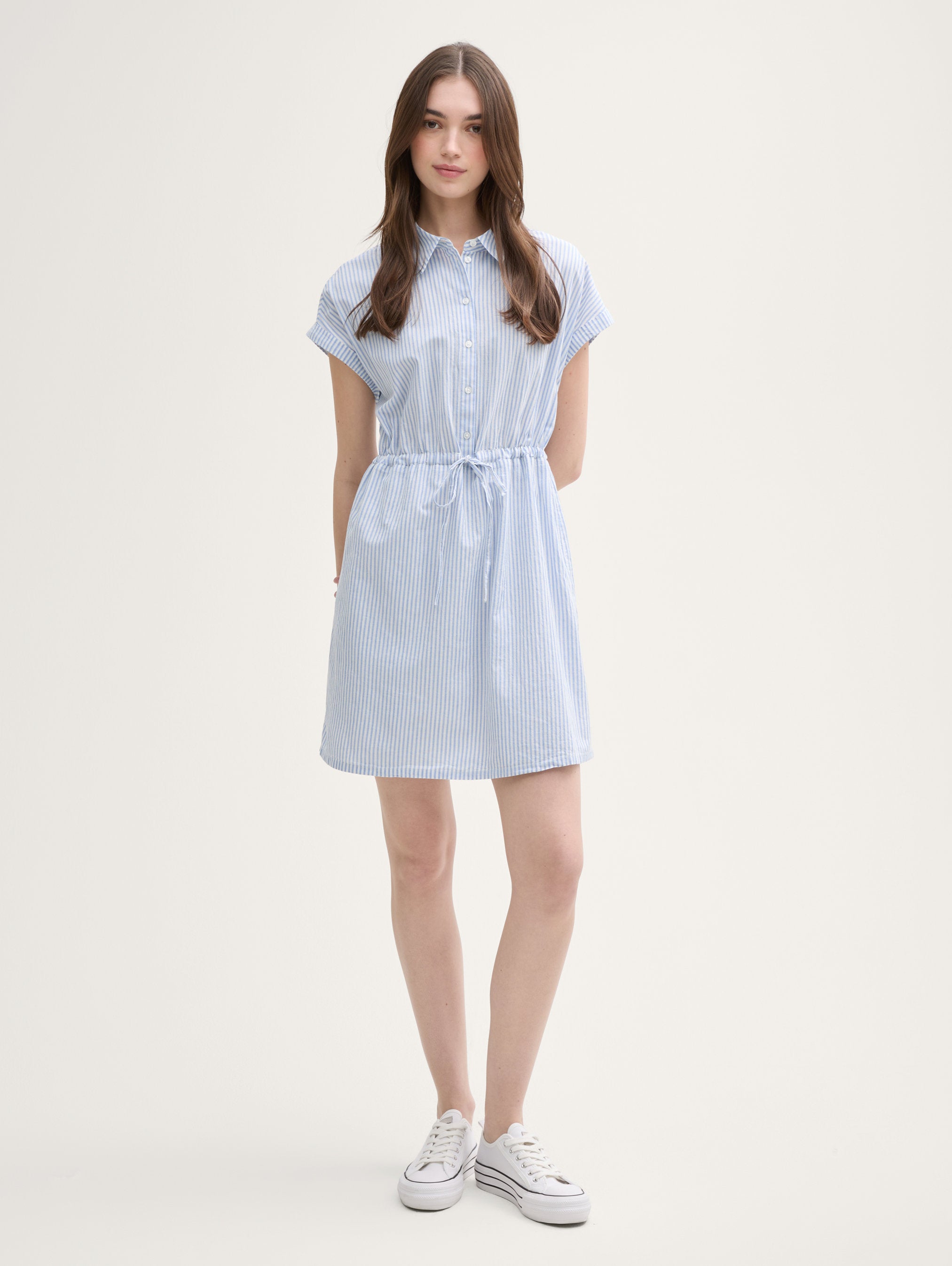 Tom Tailor_Mini Blouse Dress with Striped Pattern_1045766_37254_02