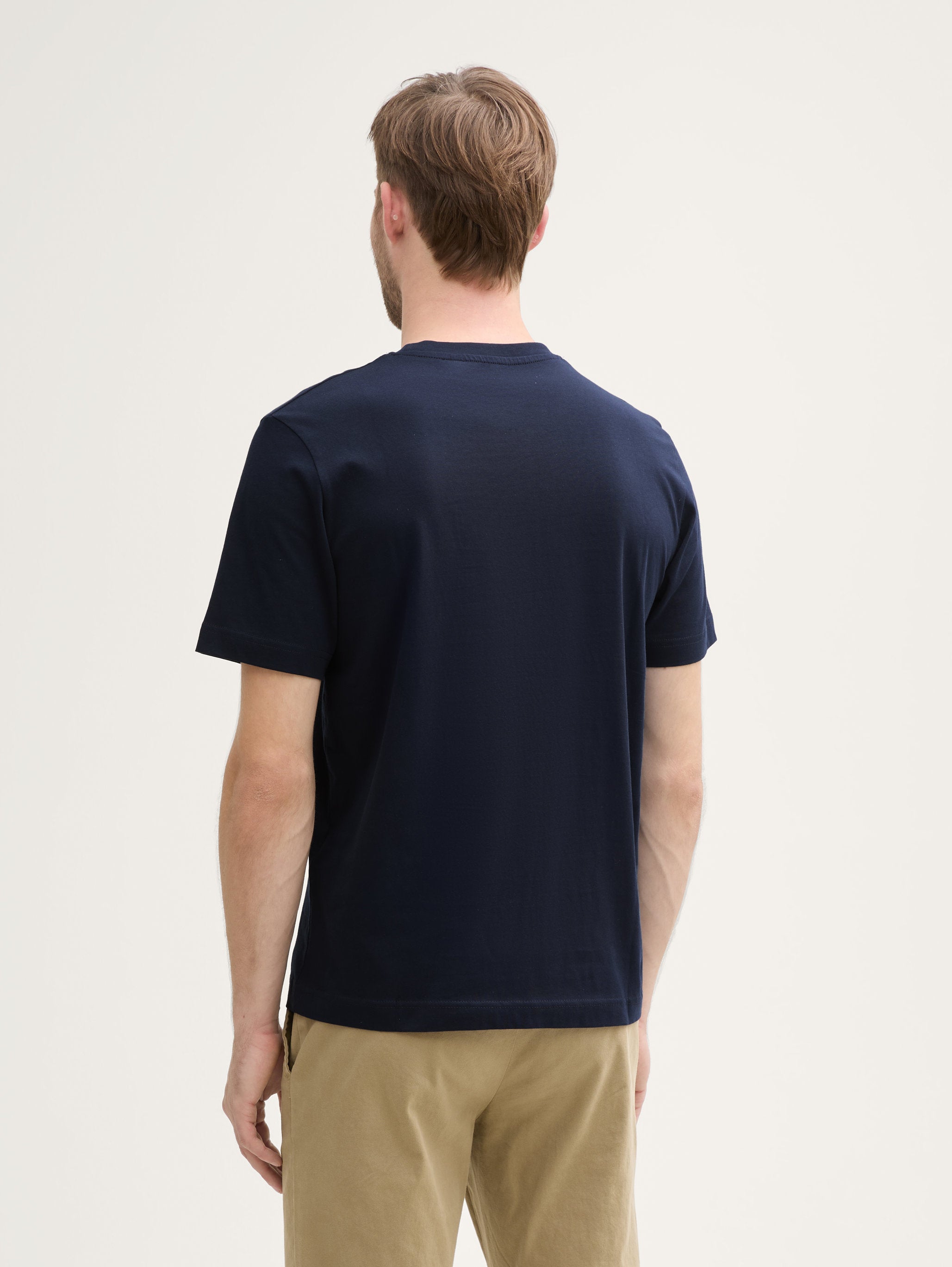 Tom Tailor_Cotton T-Shirt with Logo Print_1045773_10668_03