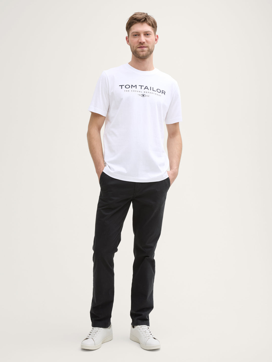 Tom Tailor_Cotton T-Shirt with Logo Print_1045773_20000_02