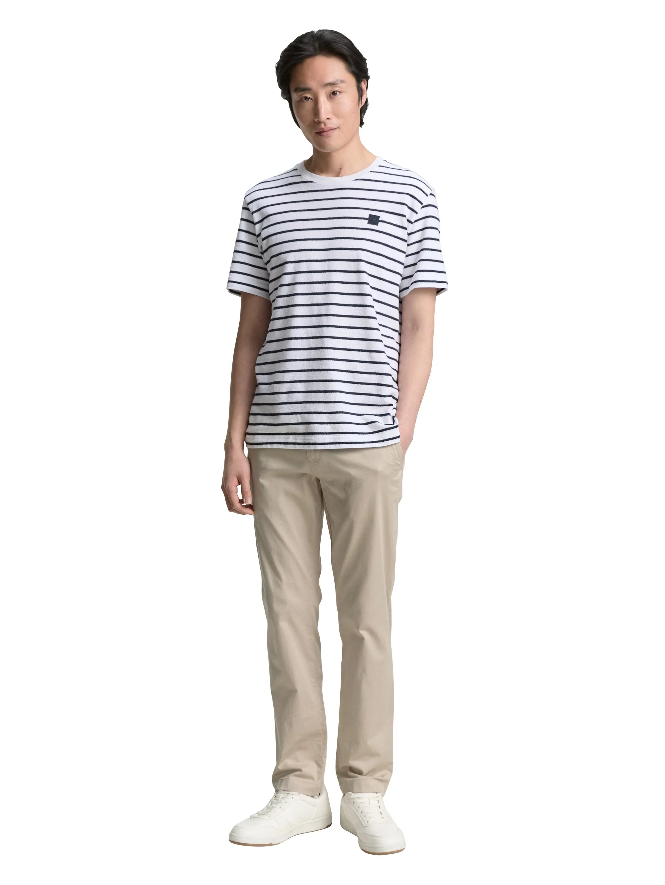 Tom Tailor Cashew Beige Men Lightweight Chino Trousers SKU: 1046150_11032 Image 03
