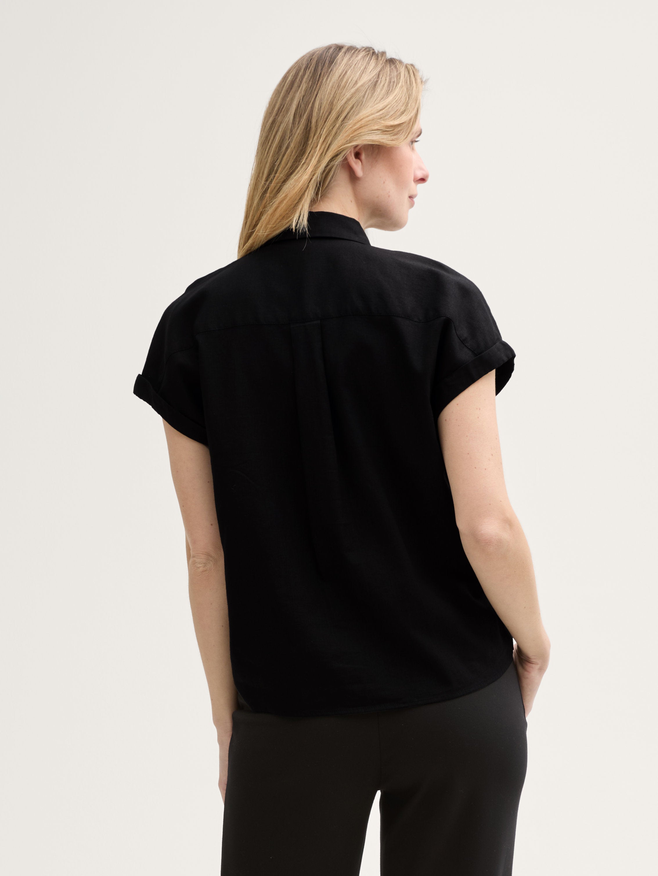 Tom Tailor_Loose Fit Blouse with Linen Content_1046207_14482_03