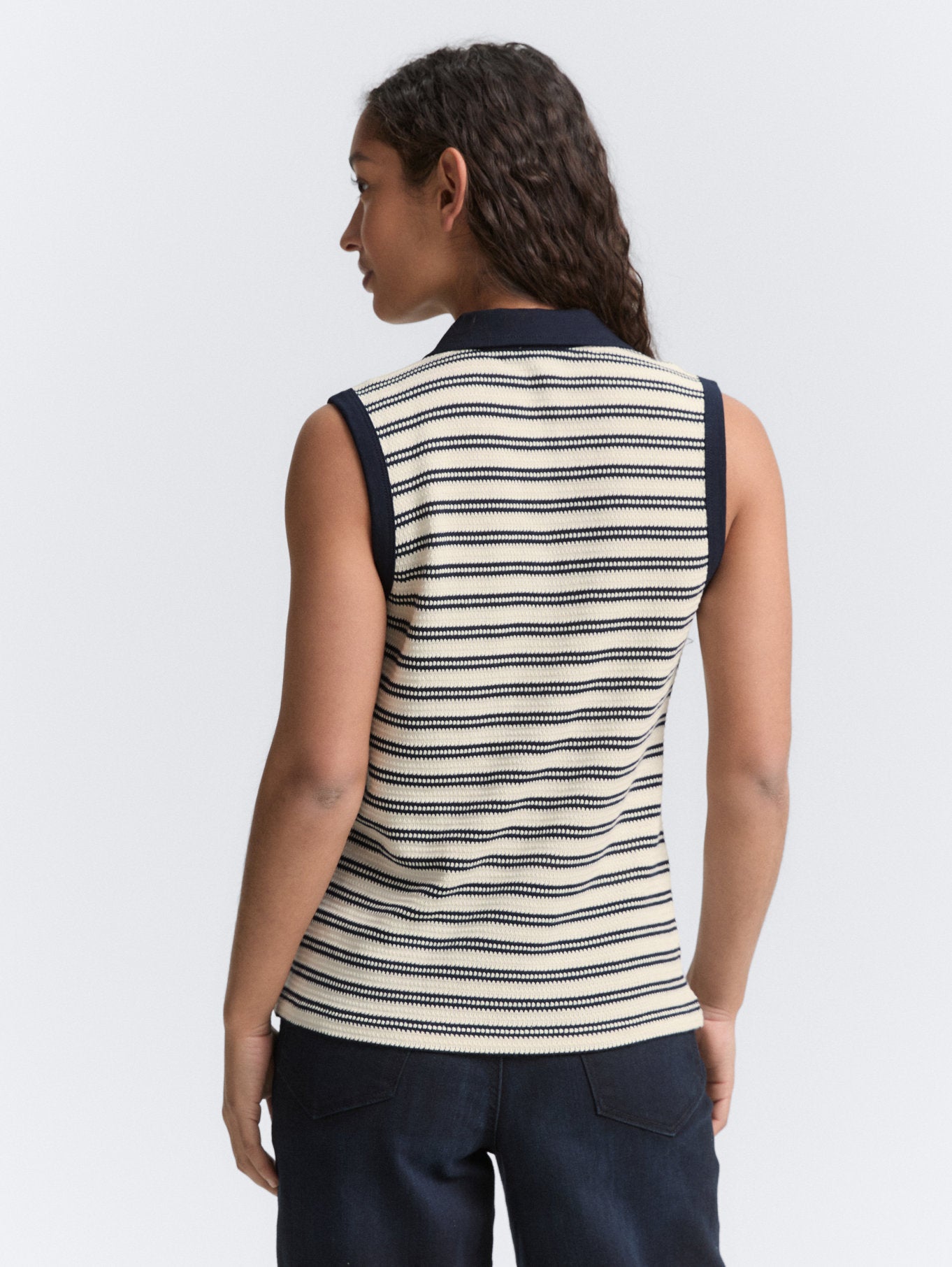 Tom Tailor_Knitted Top with Polo Collar_1046412_37997_03