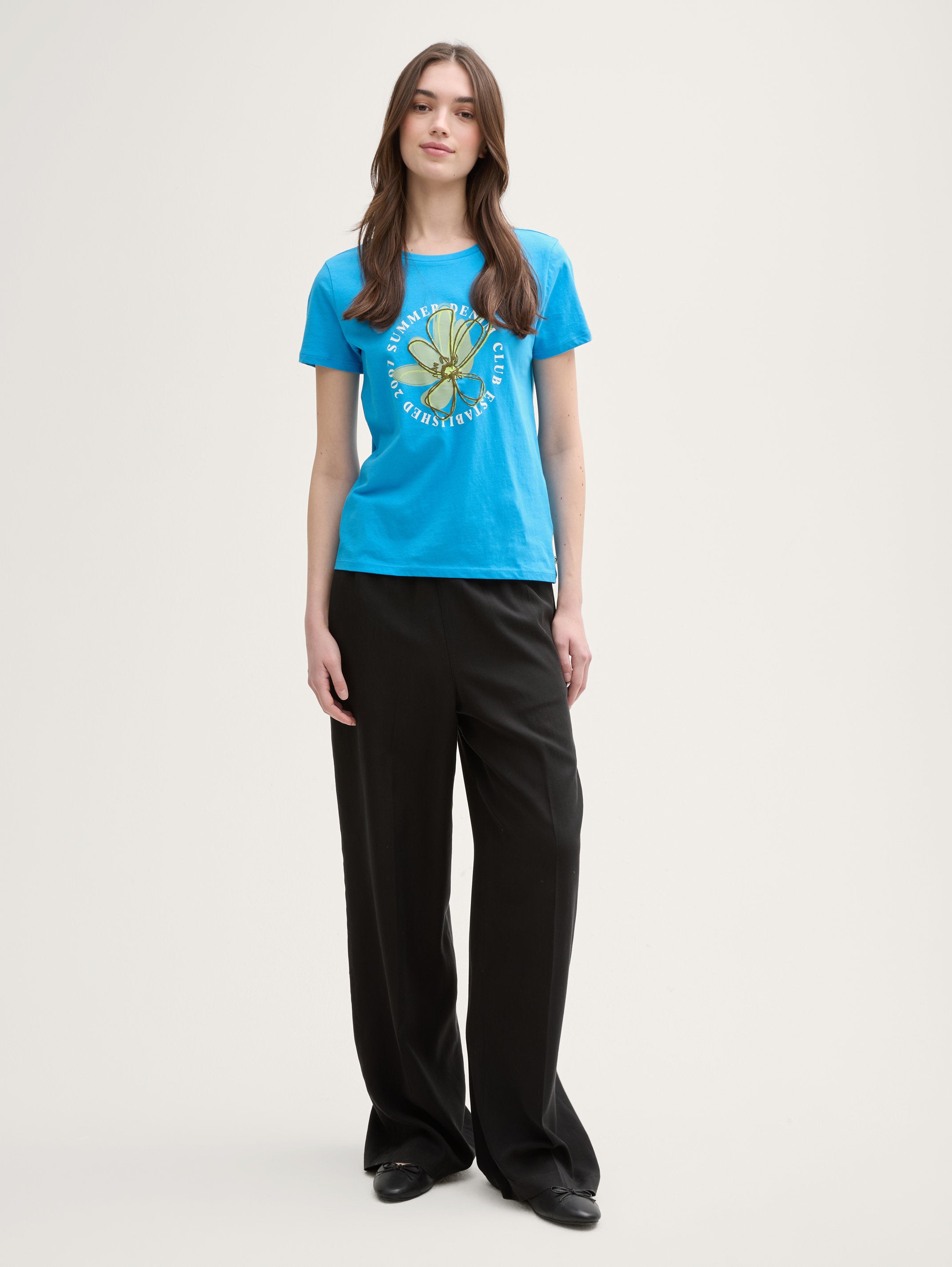 Tom Tailor_T-Shirt with Floral Print_1046547_26546_02