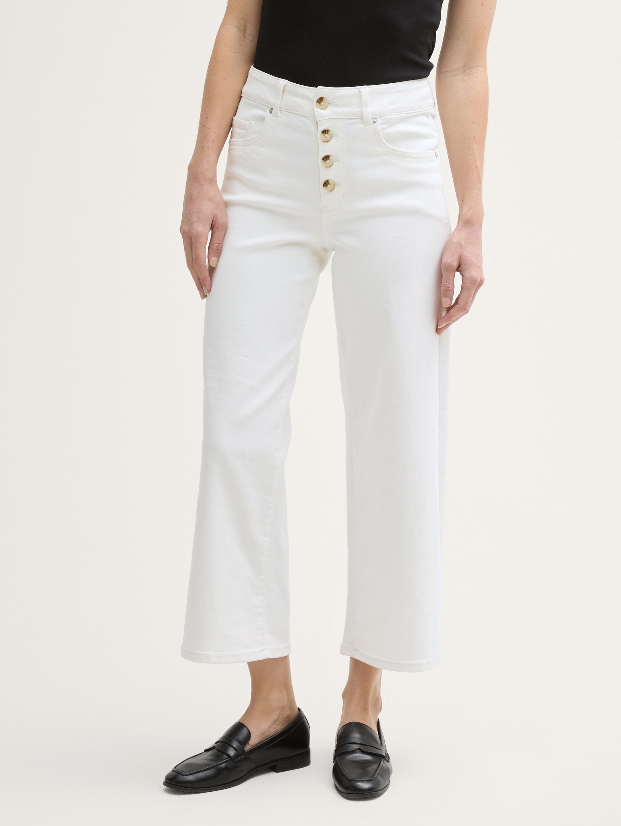 Tom Tailor_Culotte Jeans with Button Placket_1046583_10315_04