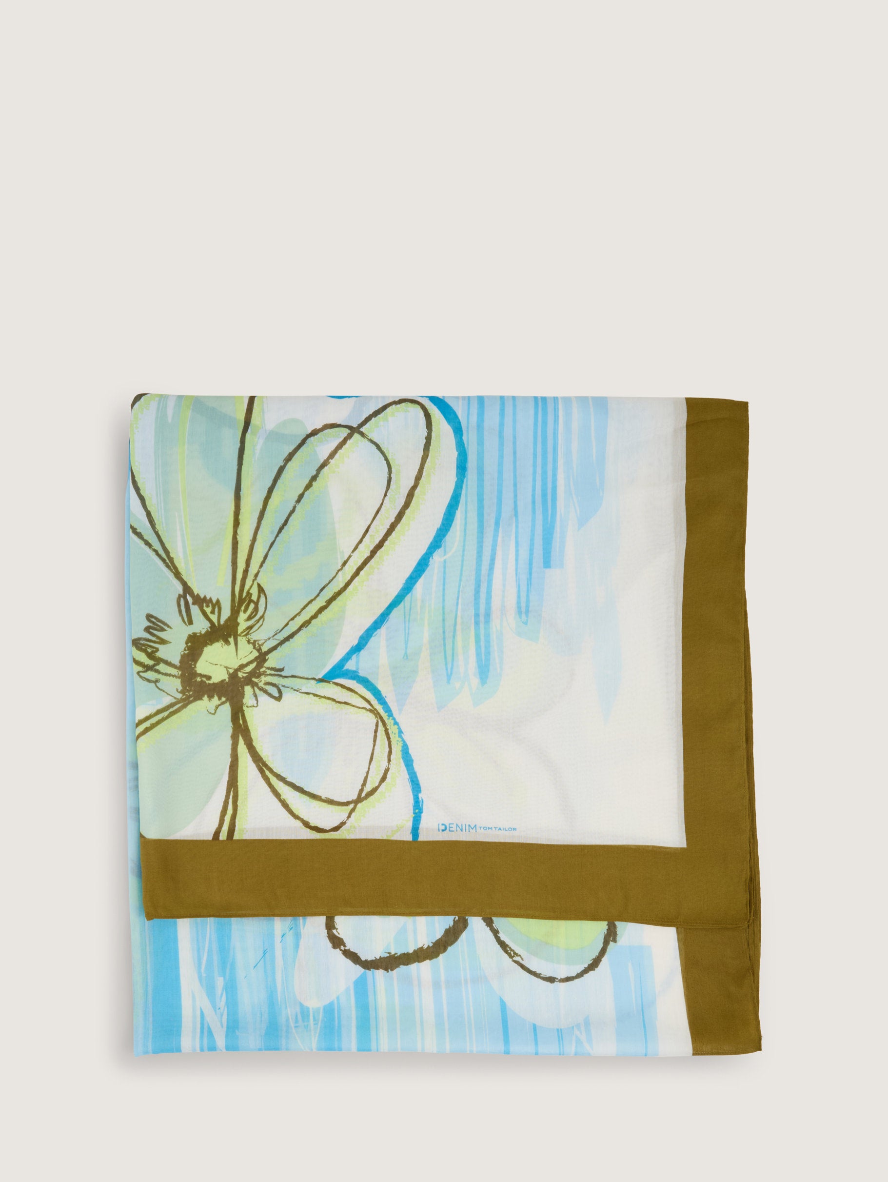 Tom Tailor_Scarf with Floral Pattern_1046660_37946_02