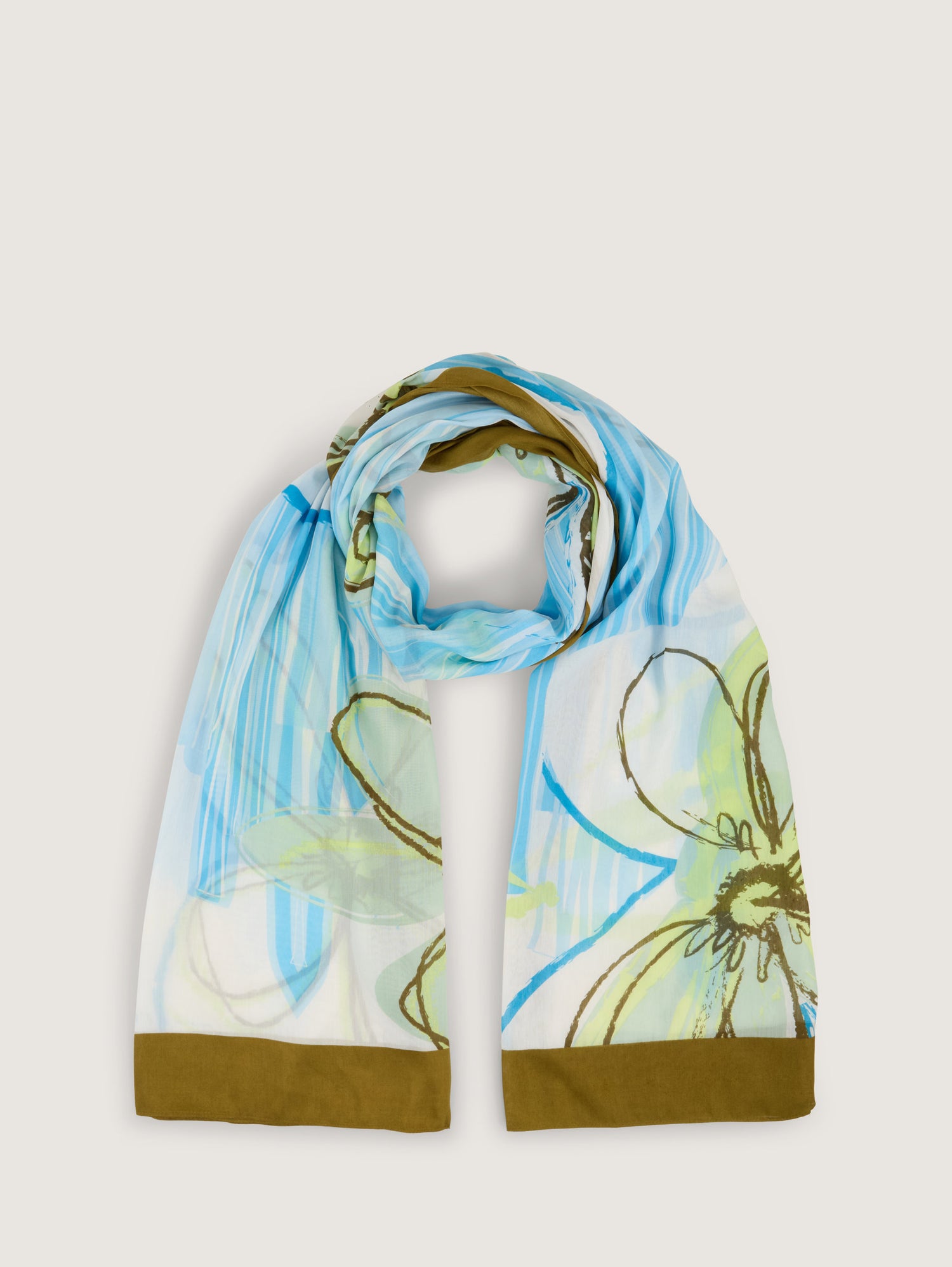 Tom Tailor_Scarf with Floral Pattern_1046660_37946_04