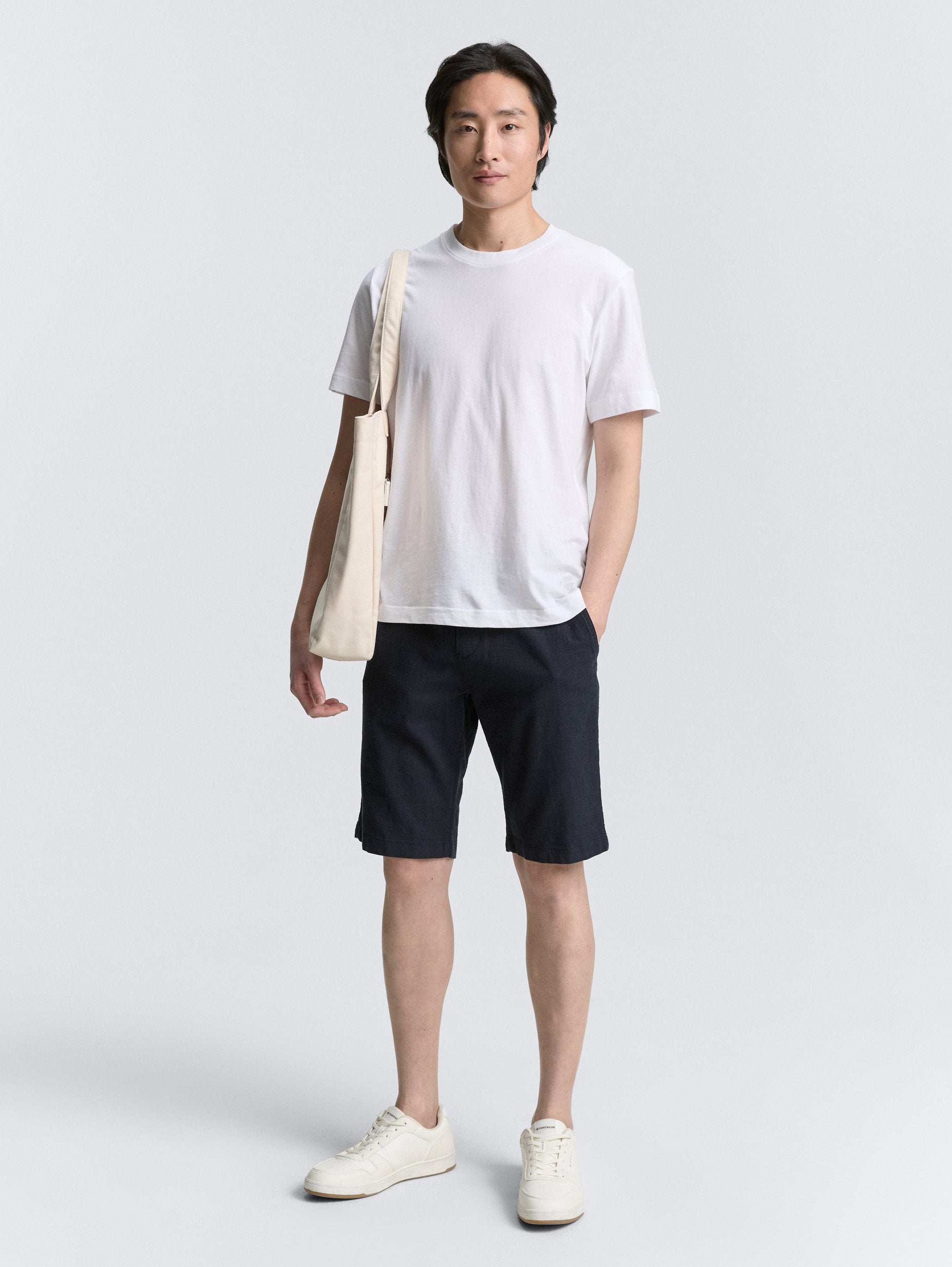 Tom Tailor_Regular Fit Shorts with Linen Content_1046813_10668_01