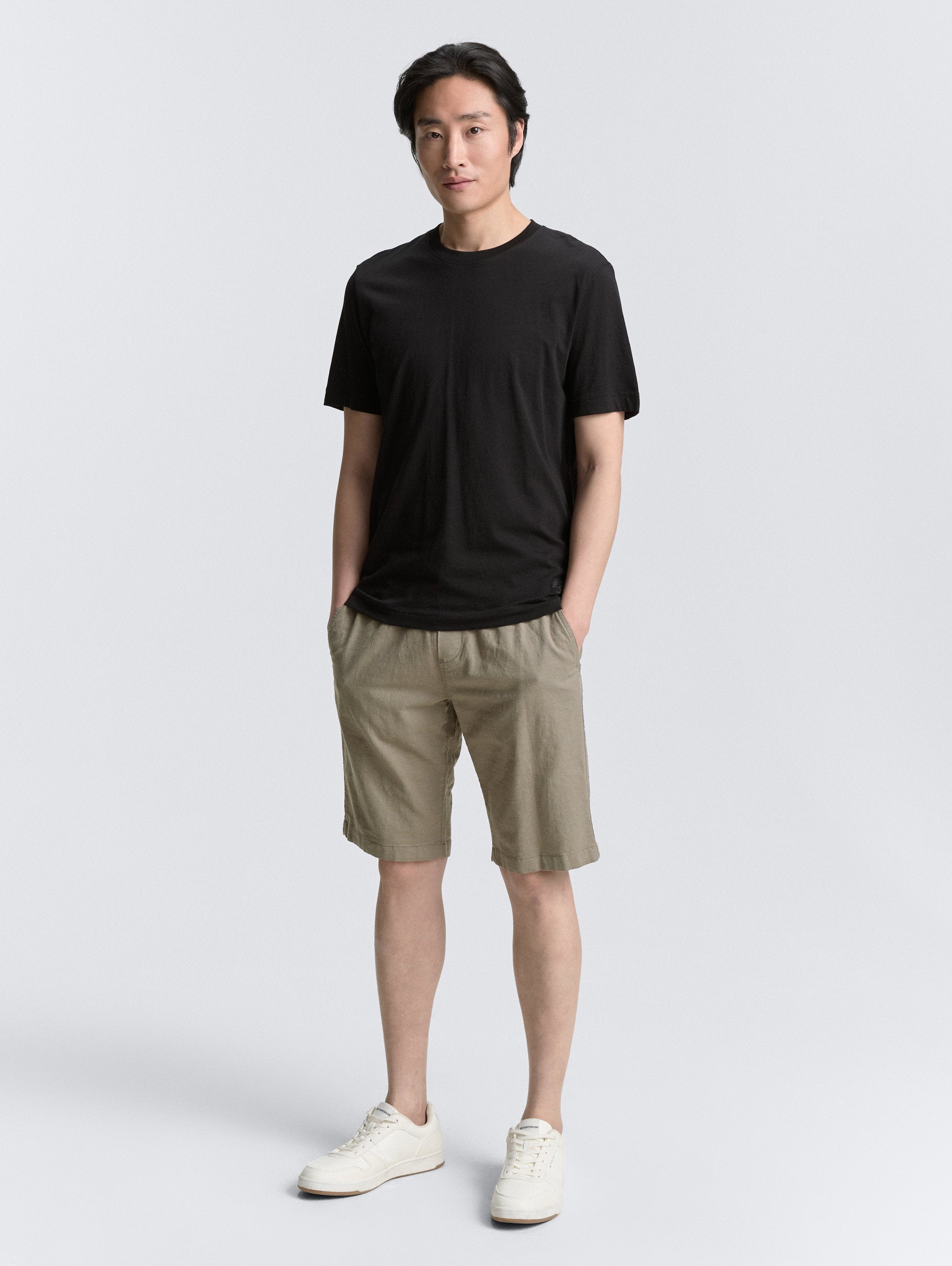Tom Tailor_Regular Fit Shorts with Linen Content_1046813_32097_01