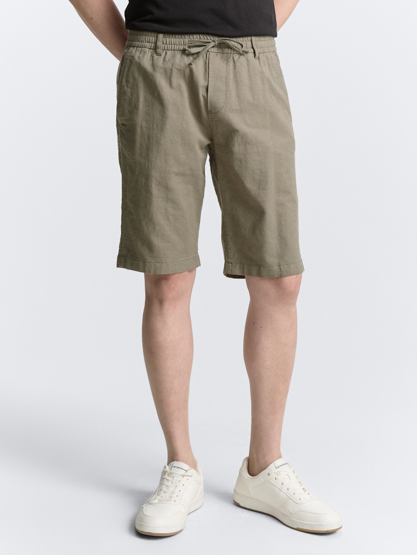 Tom Tailor_Regular Fit Shorts with Linen Content_1046813_32097_04