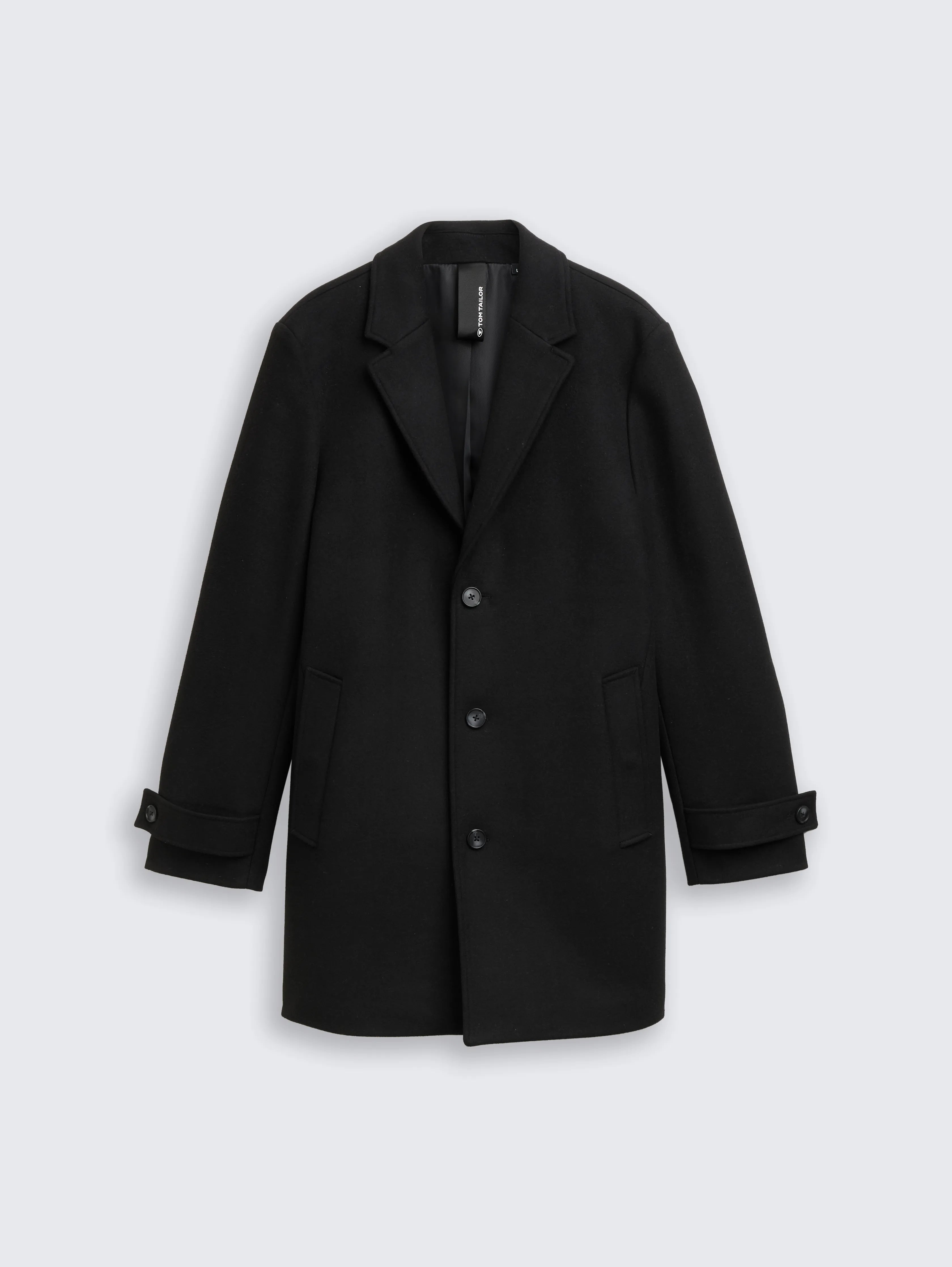Tom Tailor_0_Wool Coat with Lapel Collar_1046987_29999_01