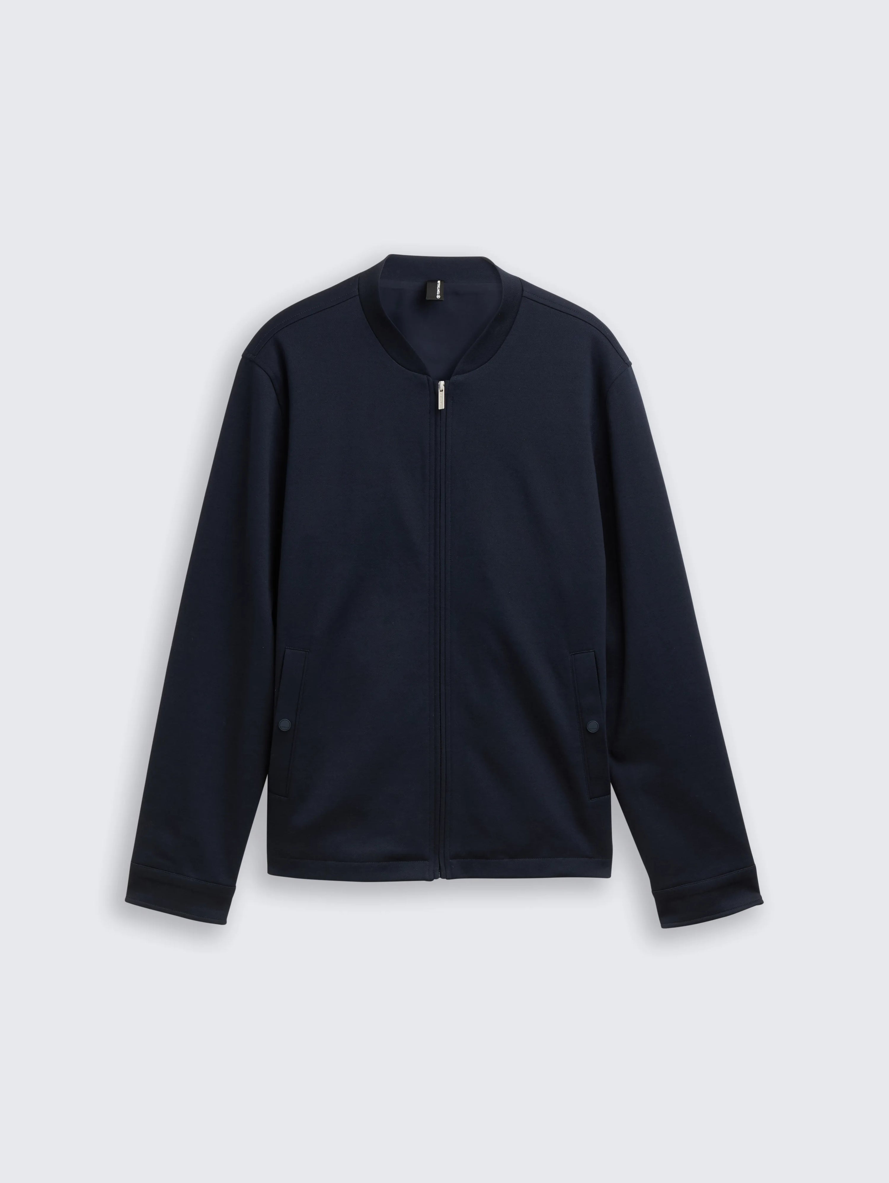 Tom Tailor_0_PiquŽ Blouson Jacket with Bomber Collar_1047274_10668_01