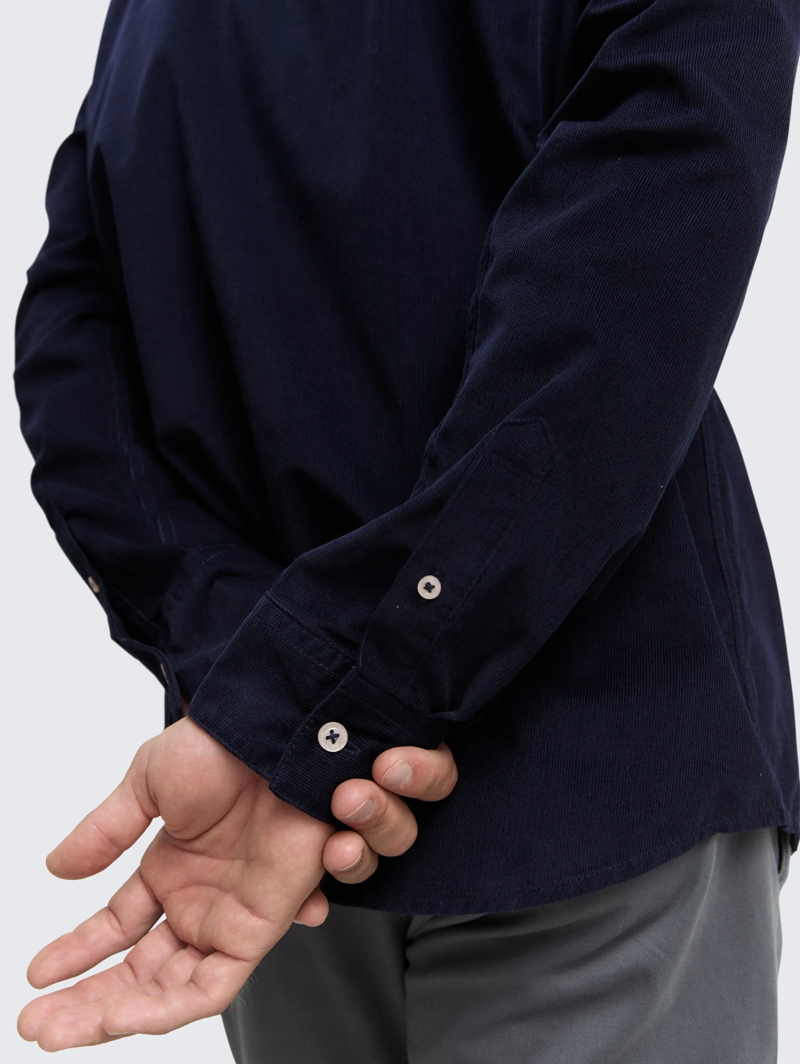 Tom Tailor_0_Regular Fit Corduroy Shirt with Breast Pocket_1047341_10668_05