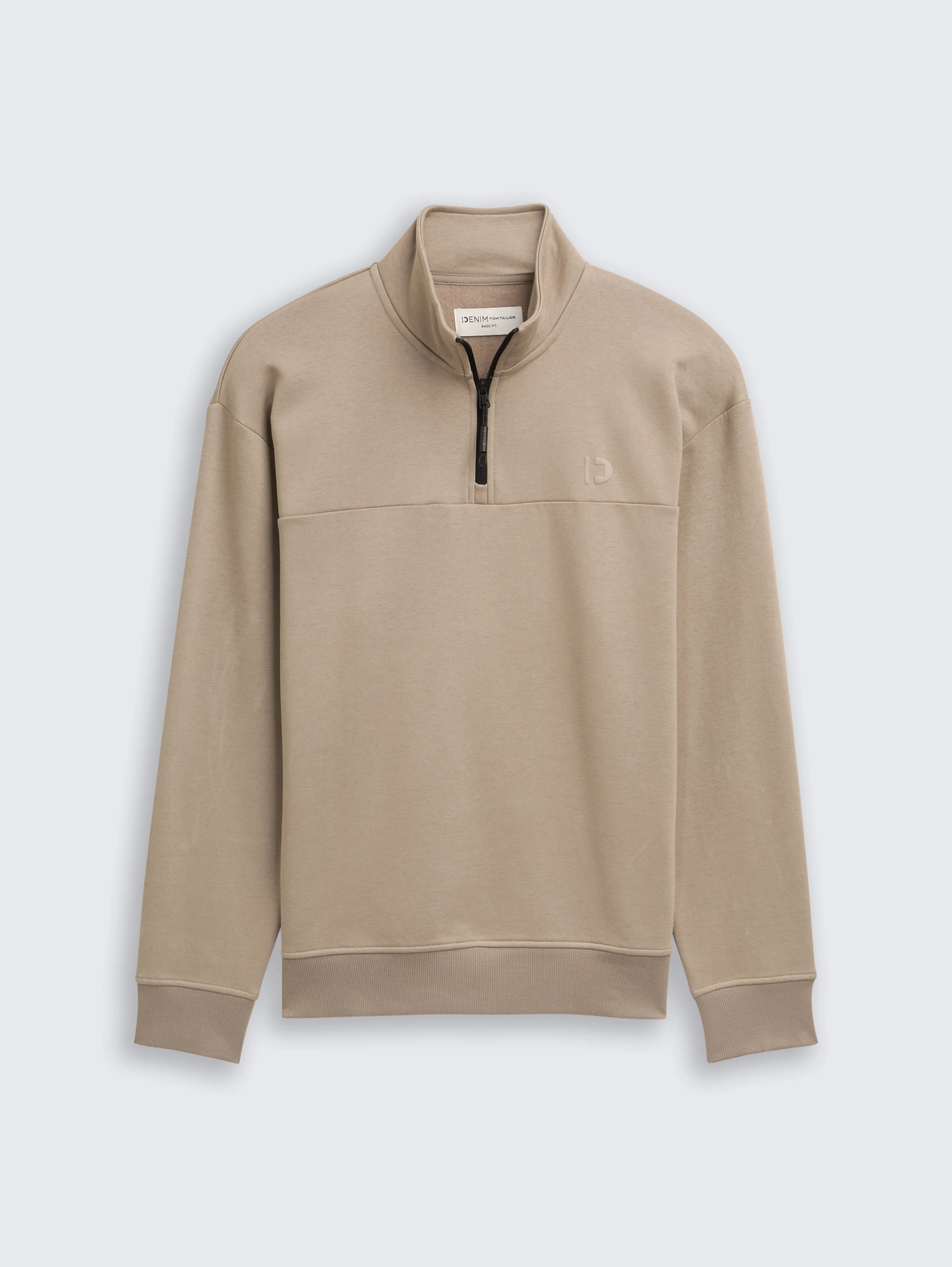 Tom Tailor_0_Troyer Sweatshirt with Logo Print_1047553_38323_01