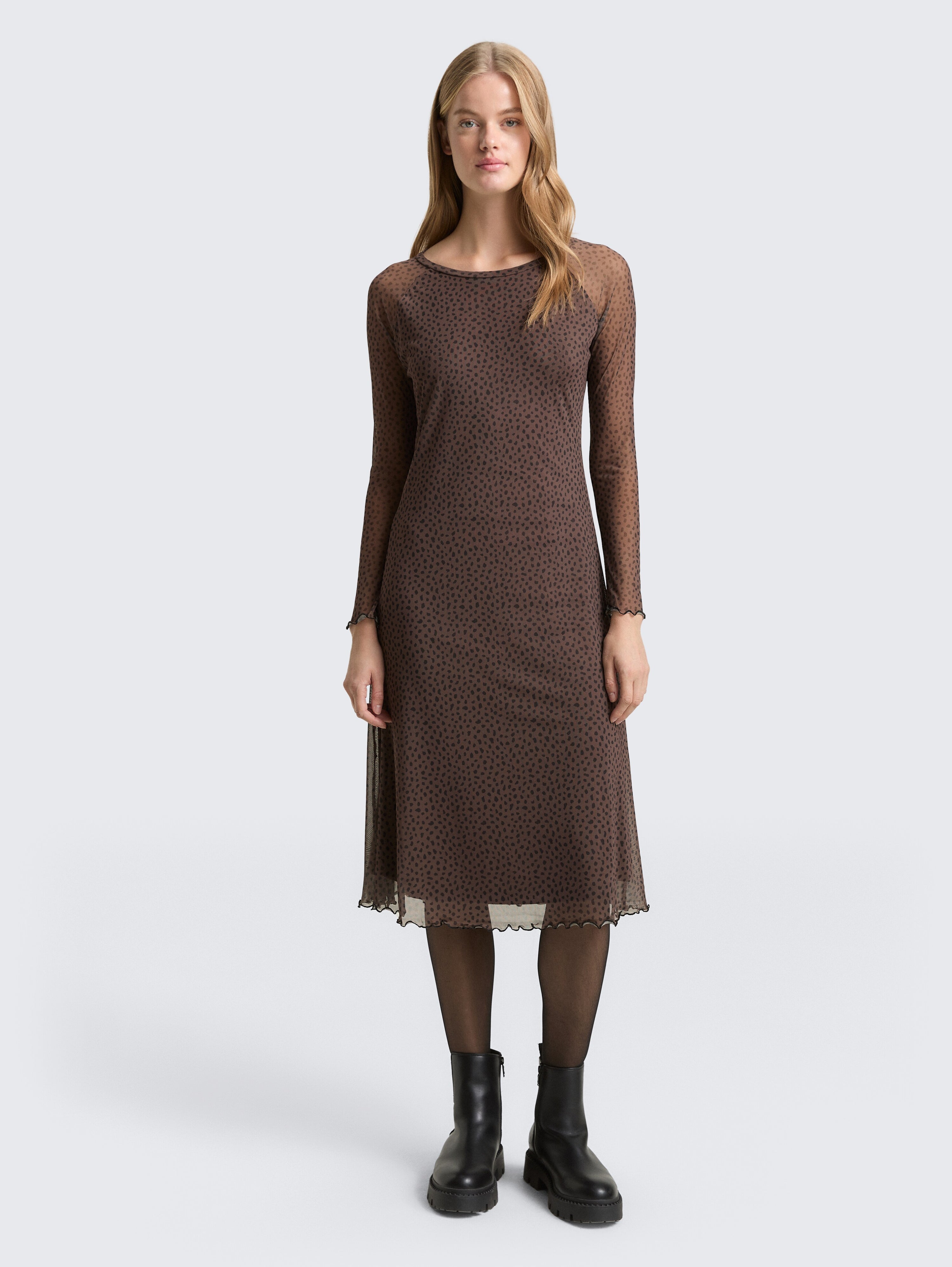 Tom Tailor_0_Mesh Midi Dress with Pattern_1047624_38420_02