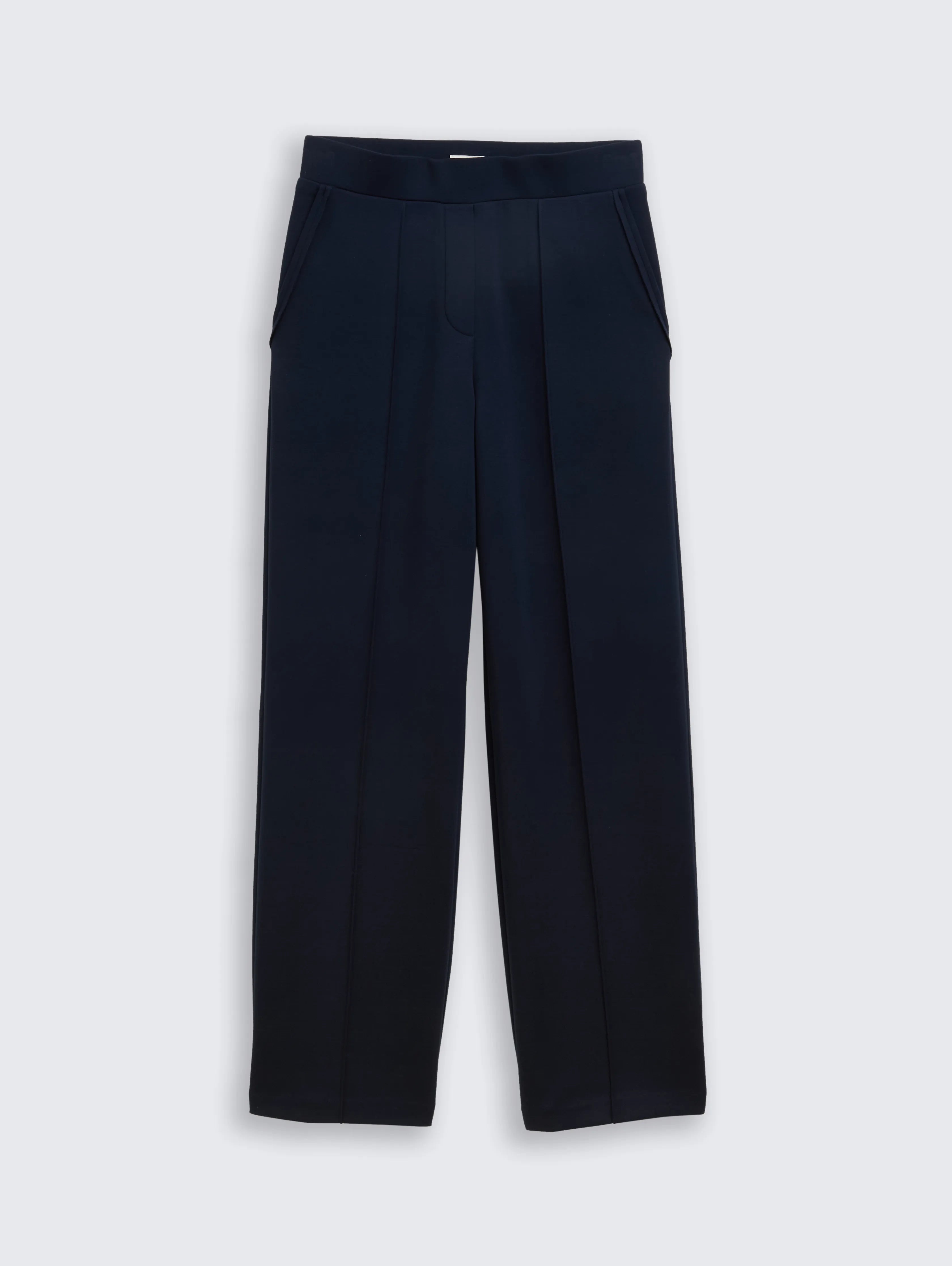Tom Tailor_0_Loose Straight Scuba Trousers_1047656_11019_01