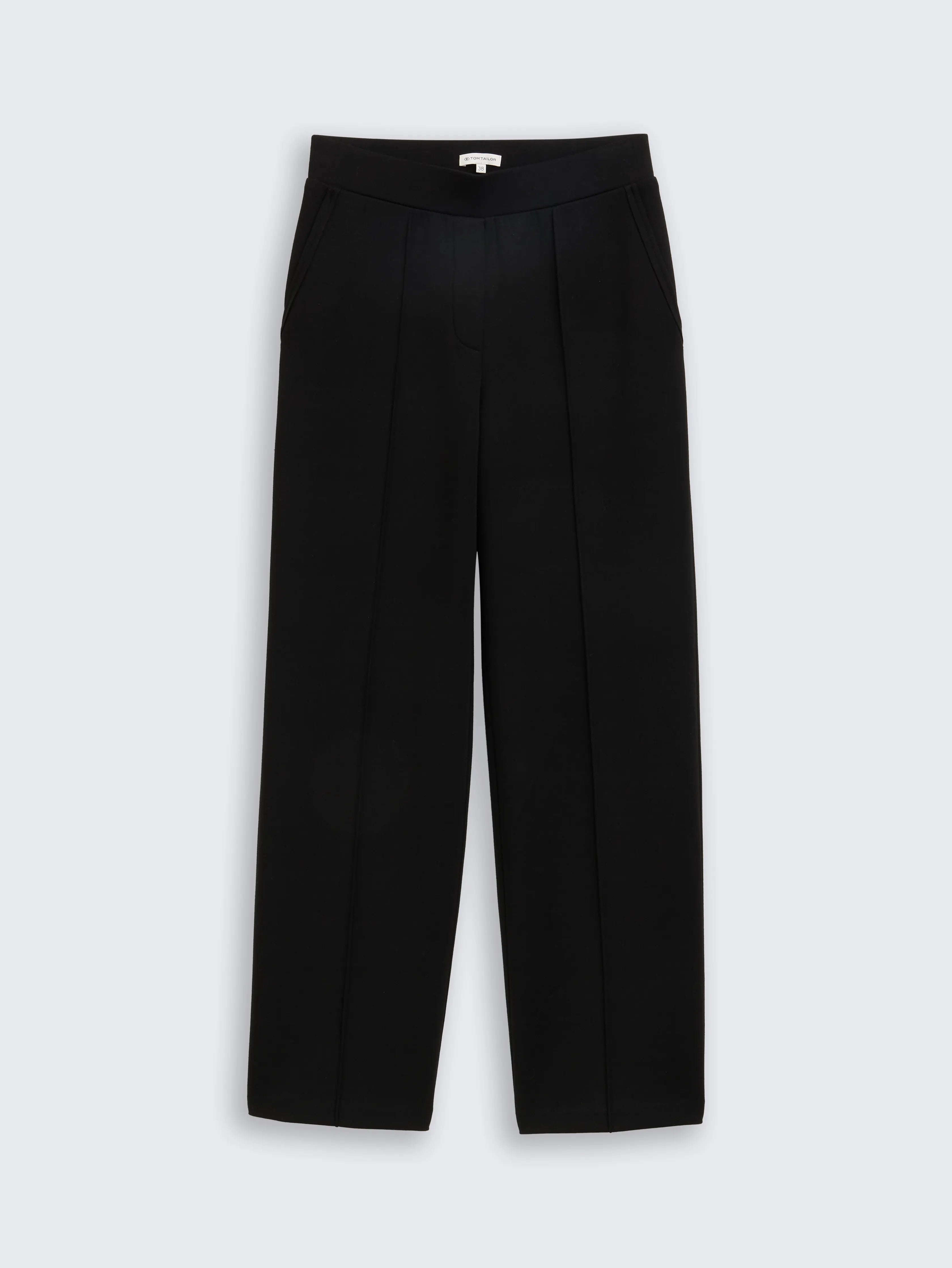 Tom Tailor_0_Loose Straight Scuba Trousers_1047656_14482_01