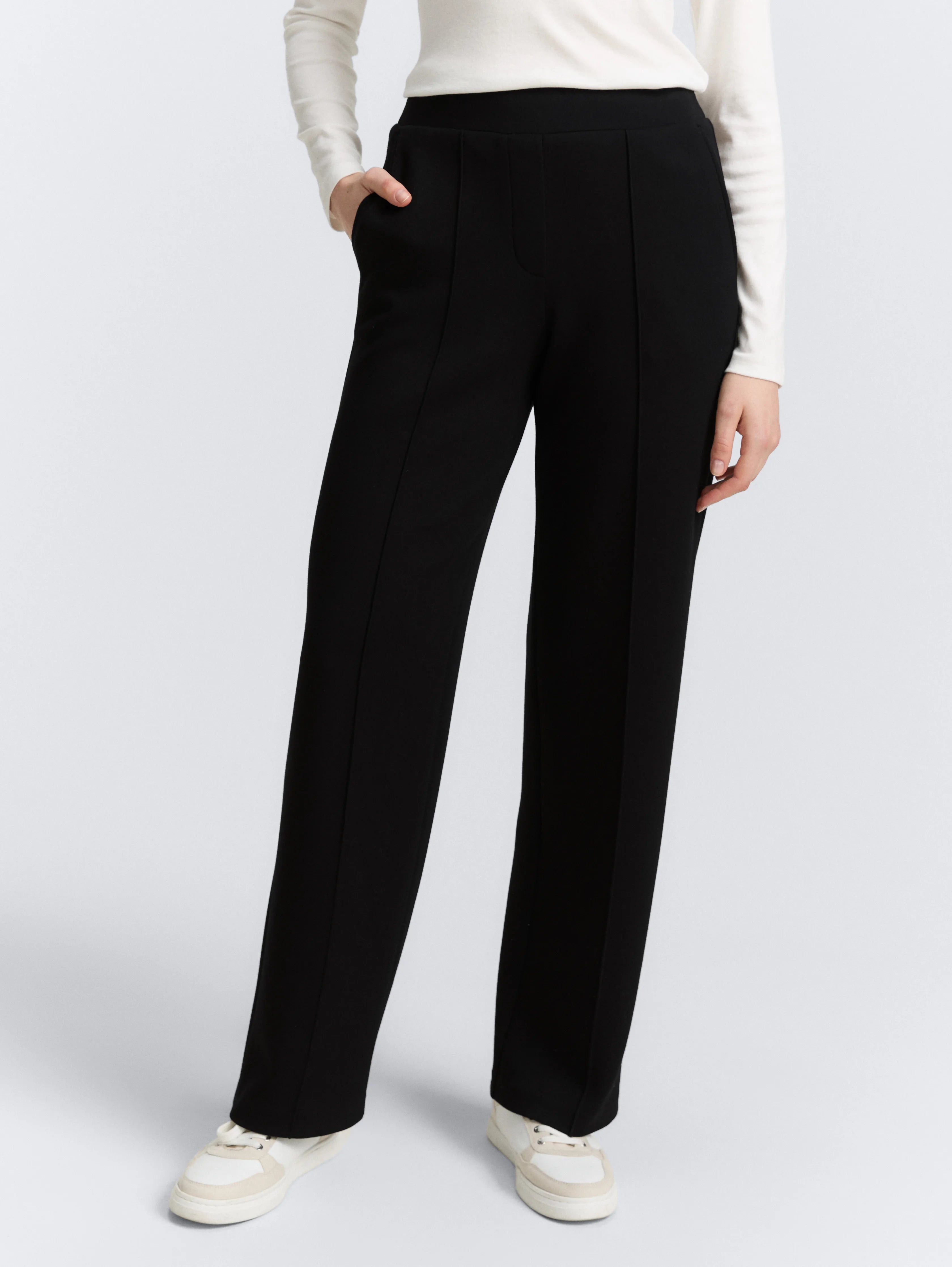 Tom Tailor_0_Loose Straight Scuba Trousers_1047656_14482_05