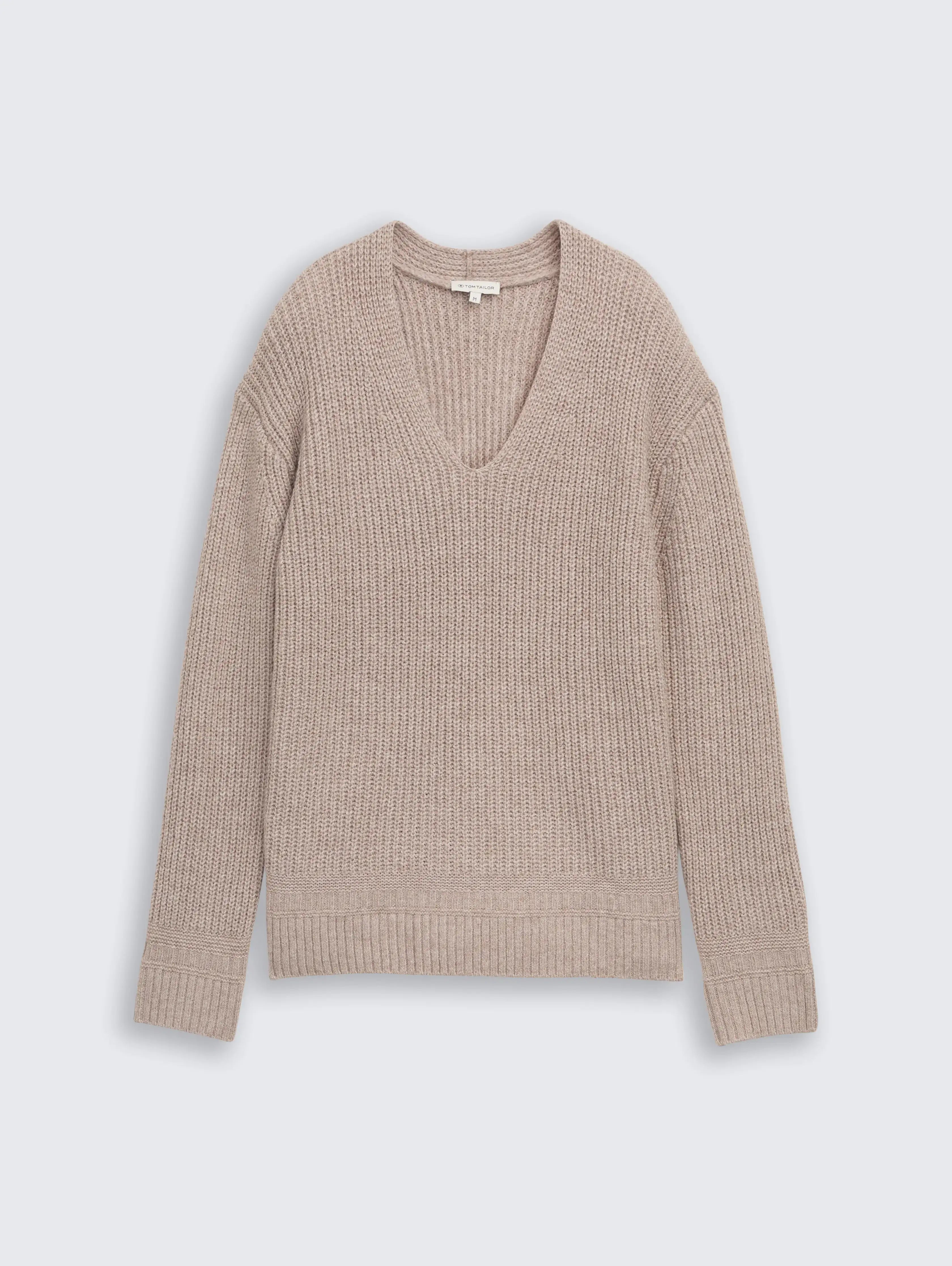 Tom Tailor_0_Knitted Jumper with V-Neck_1047674_38330_04
