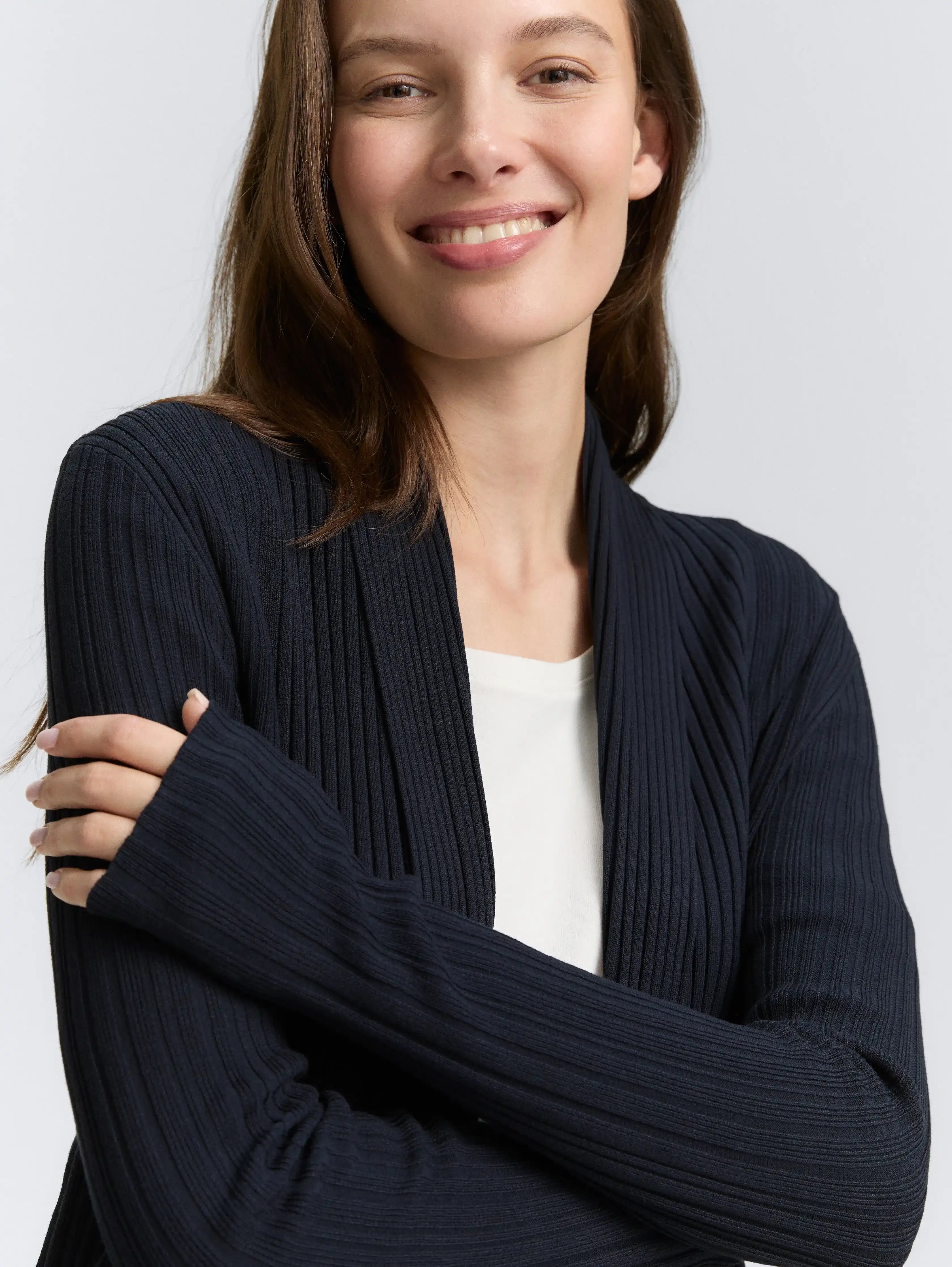 Tom Tailor_0_Cardigan with Shawl Collar_1047688_11019_05