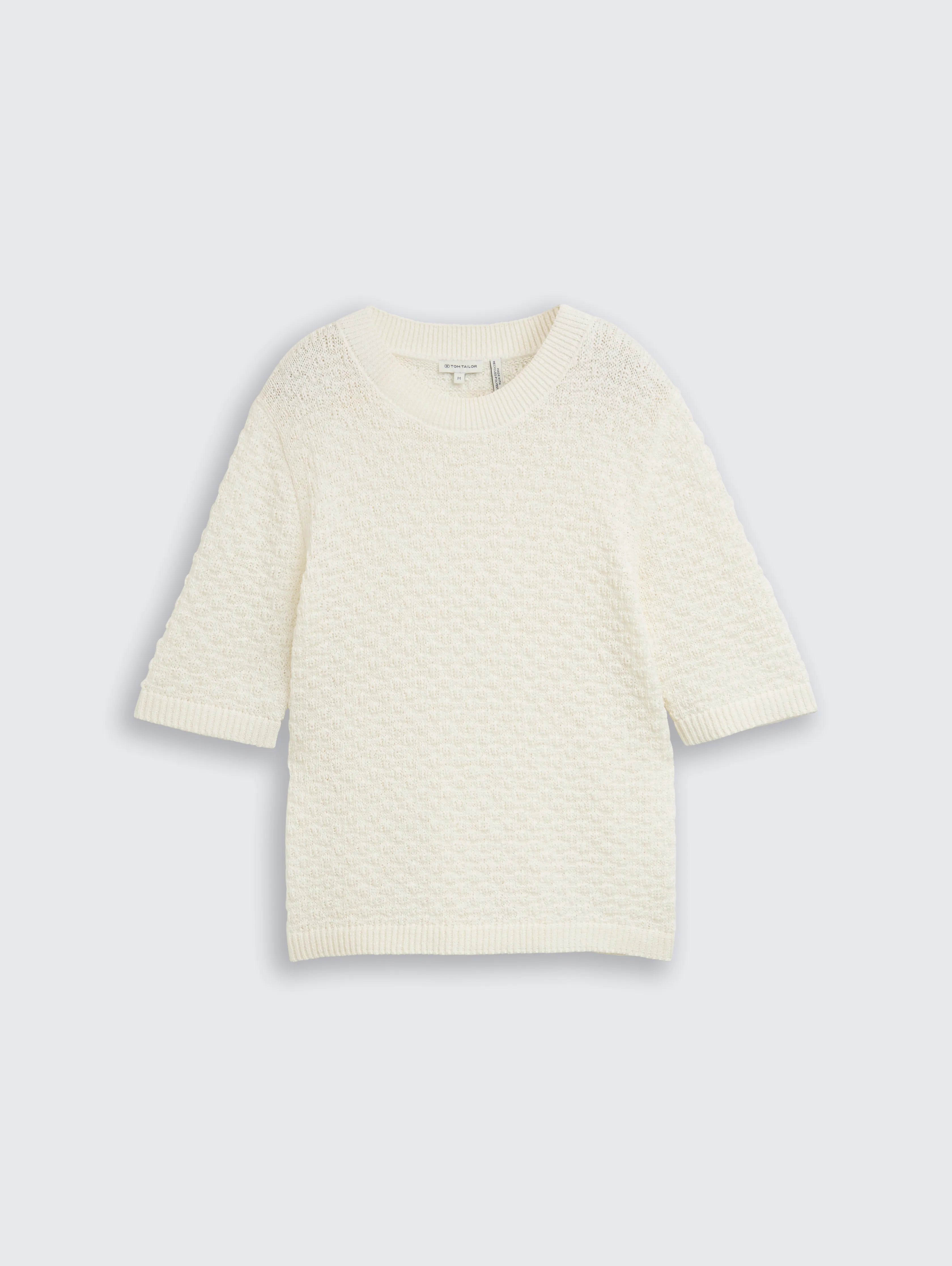 Tom Tailor_0_Knitted Jumper with Texture_1047689_10315_01