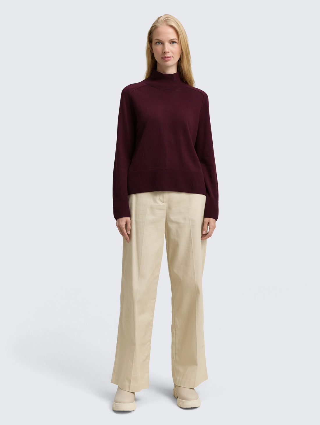 Tom Tailor_0_Knitted Jumper with a Stand-Up Collar_1047698_10525_01
