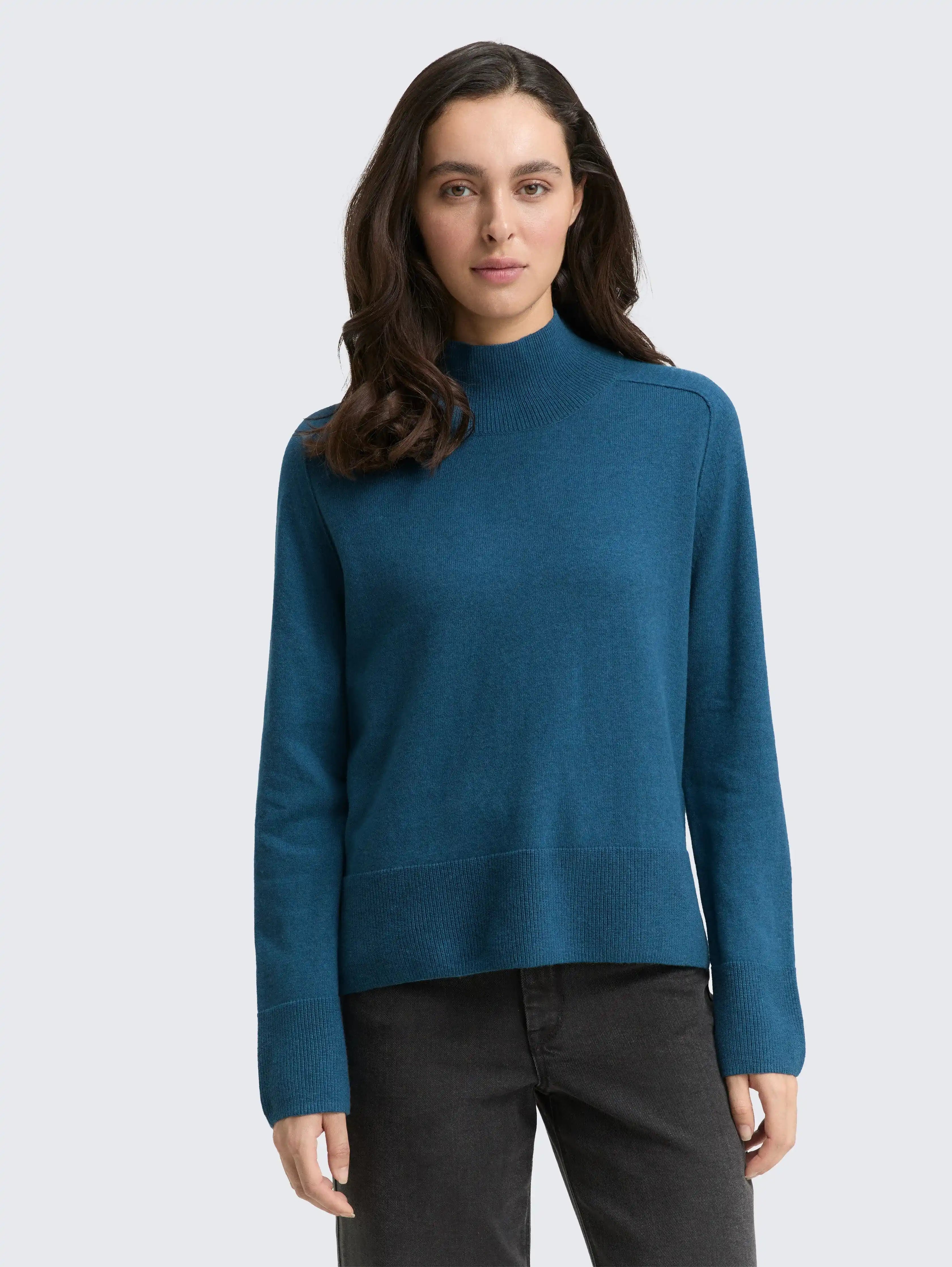 Tom Tailor_0_Knitted Jumper with a Stand-Up Collar_1047698_38879_02