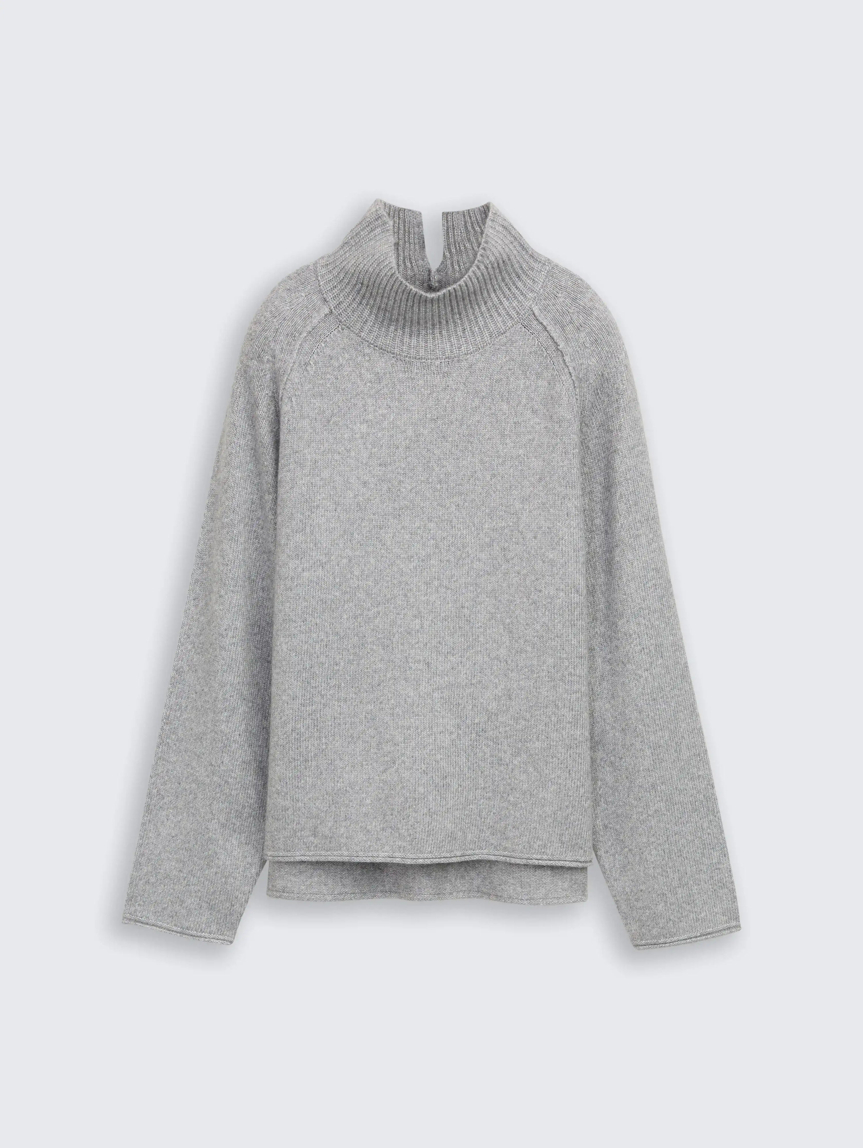 Tom Tailor_0_Loose Fit Knitted Jumper with Stand-Up Collar_1047703_21373_01
