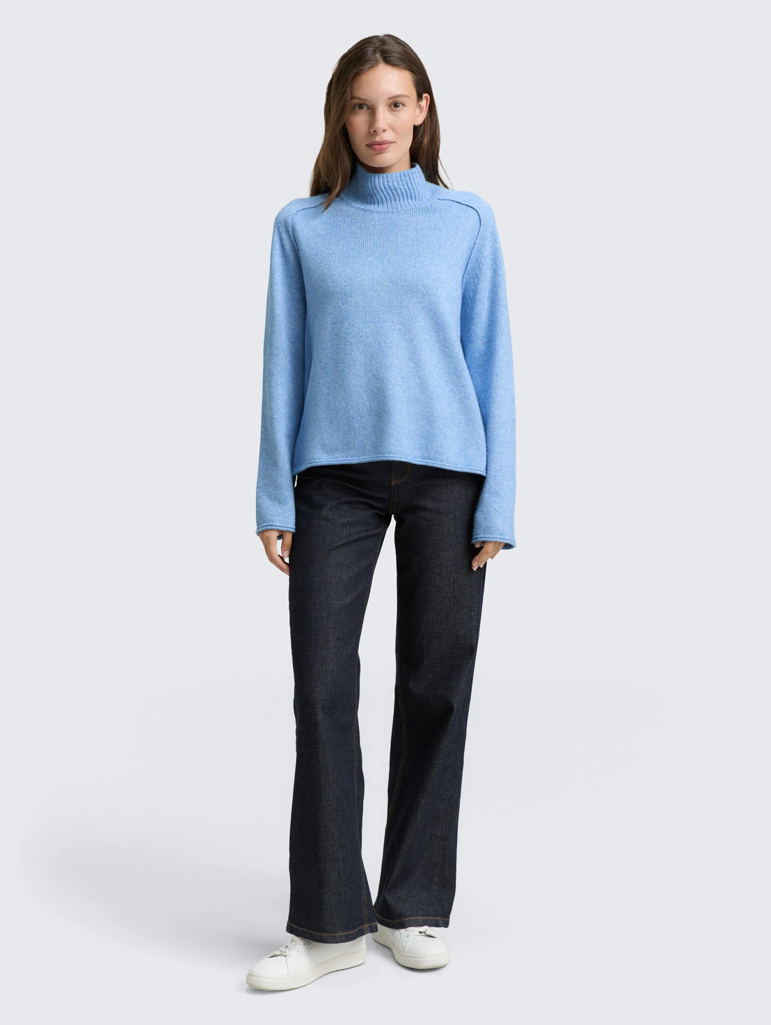 Tom Tailor_0_Loose Fit Knitted Jumper with Stand-Up Collar_1047703_34910_01