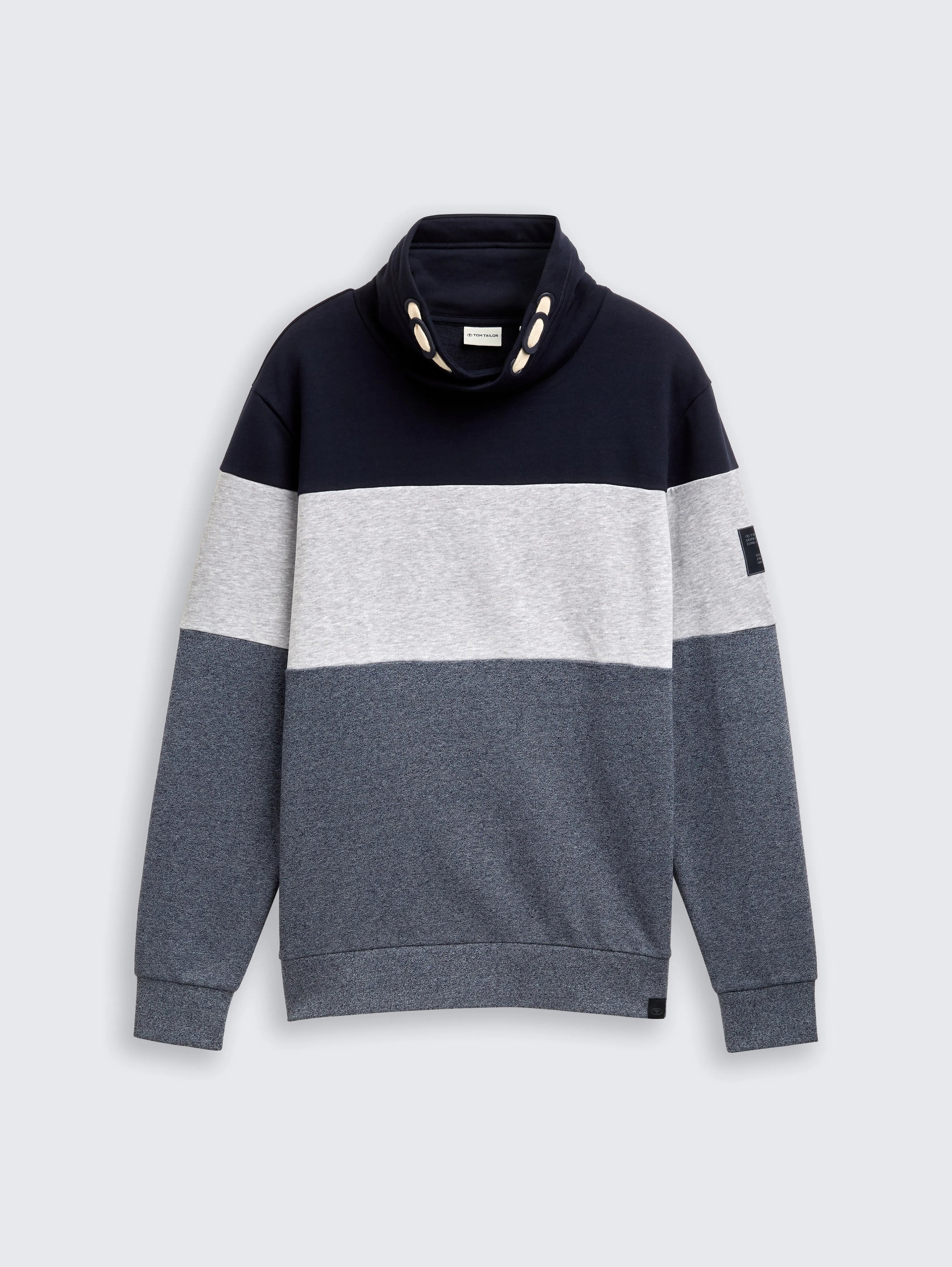 Tom Tailor_Red_Snood Colour-Block Sweatshirt_1047771_19932_04