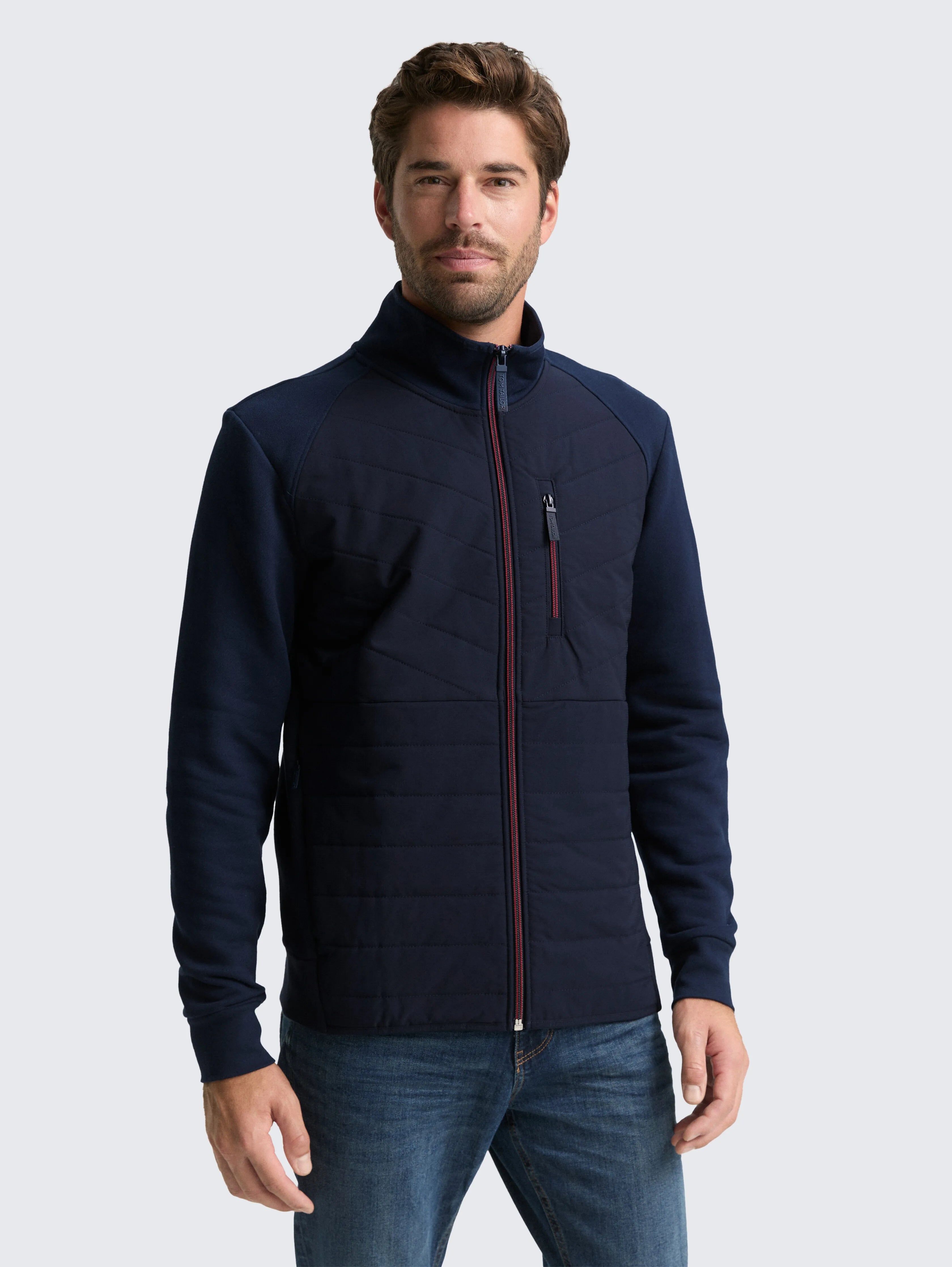 Tom Tailor_0_Hybrid Sweat Jacket with Quilting_1047772_10668_02