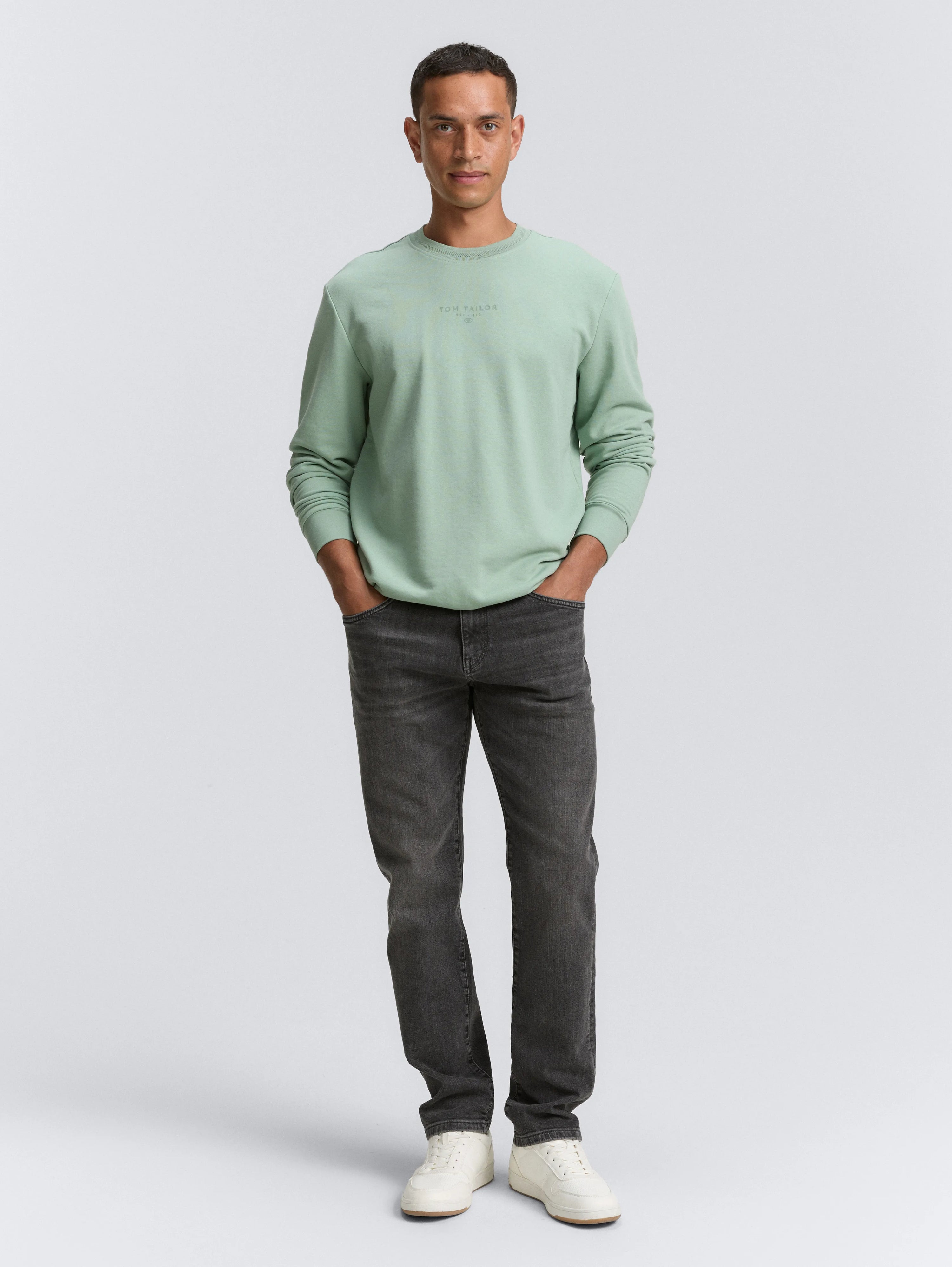 Tom Tailor_0_Crewneck Sweatshirt with Logo Print_1047784_22577_03