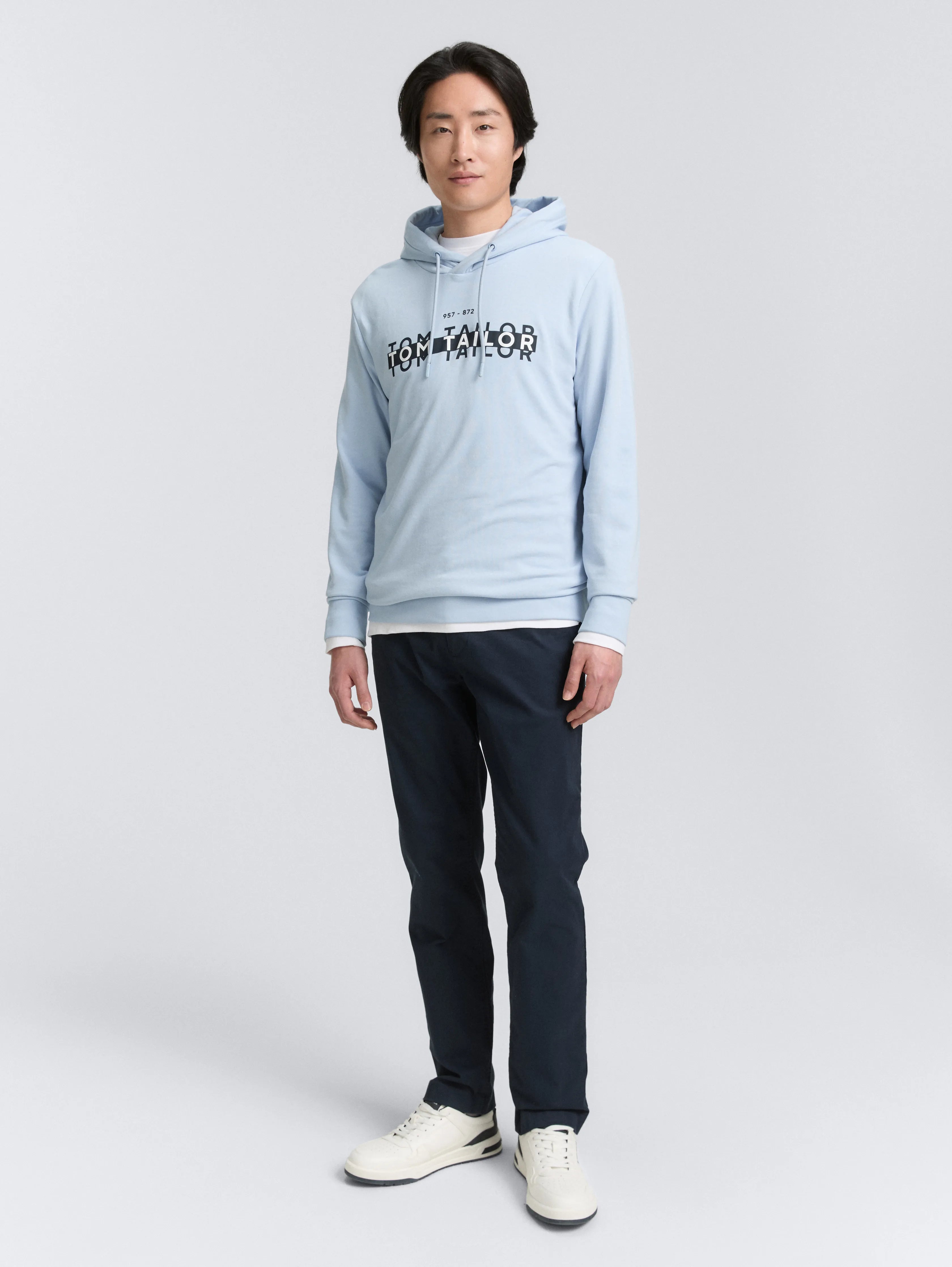 Tom Tailor_0_Hoodie Sweatshirt with Logo Print_1047785_13302_03