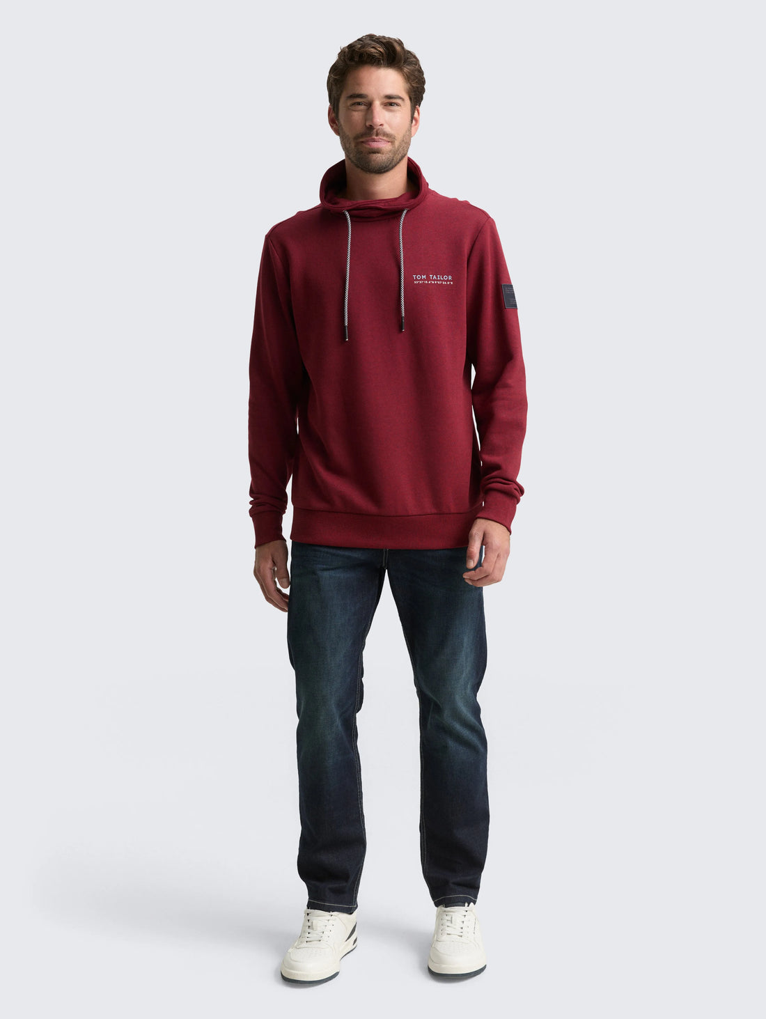 Tom Tailor_0_Snood Sweatshirt with Logo Details_1047799_39419_01