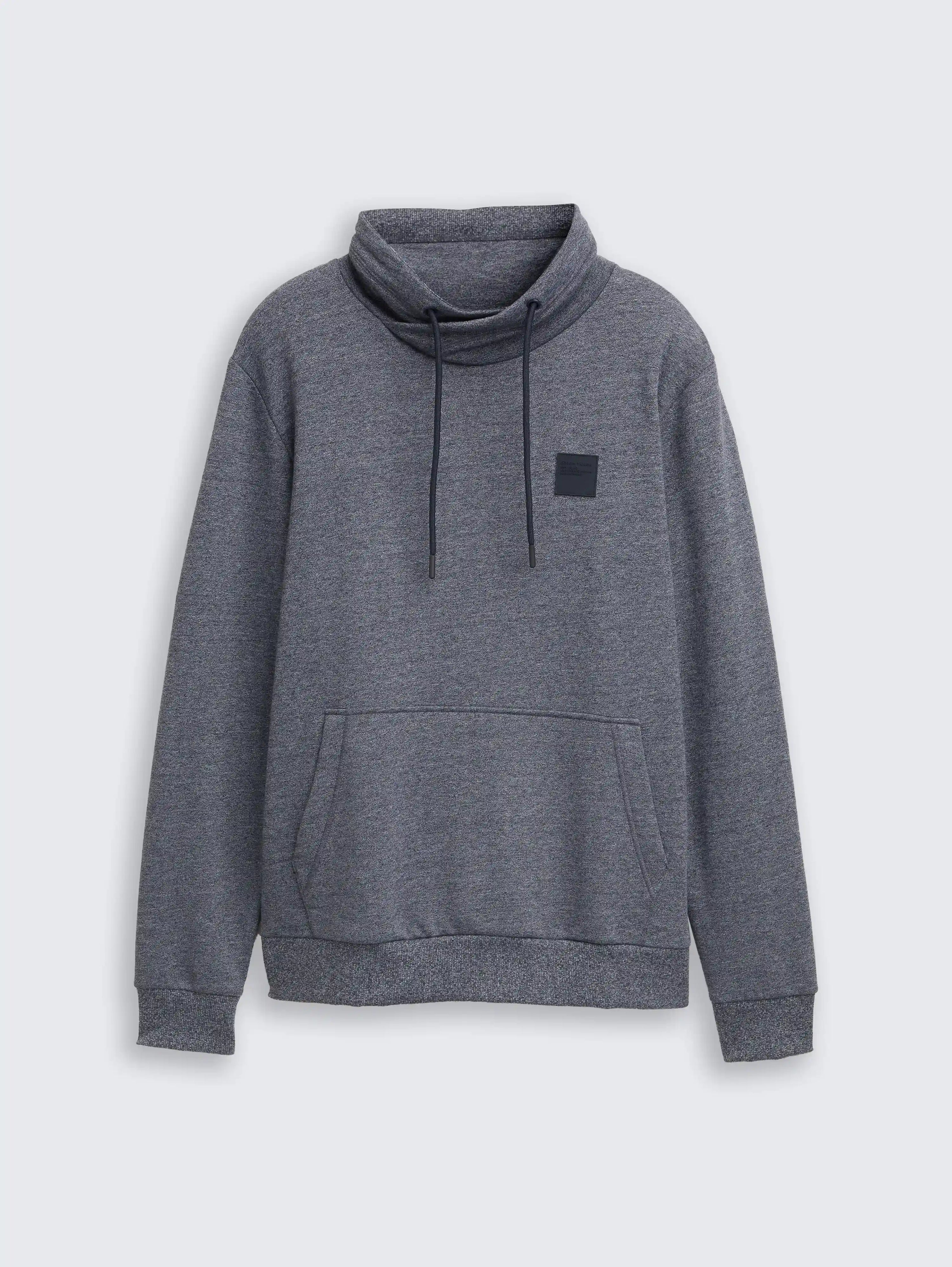 Tom Tailor_0_Snood Sweatshirt in a Melange Look_1047805_19932_04