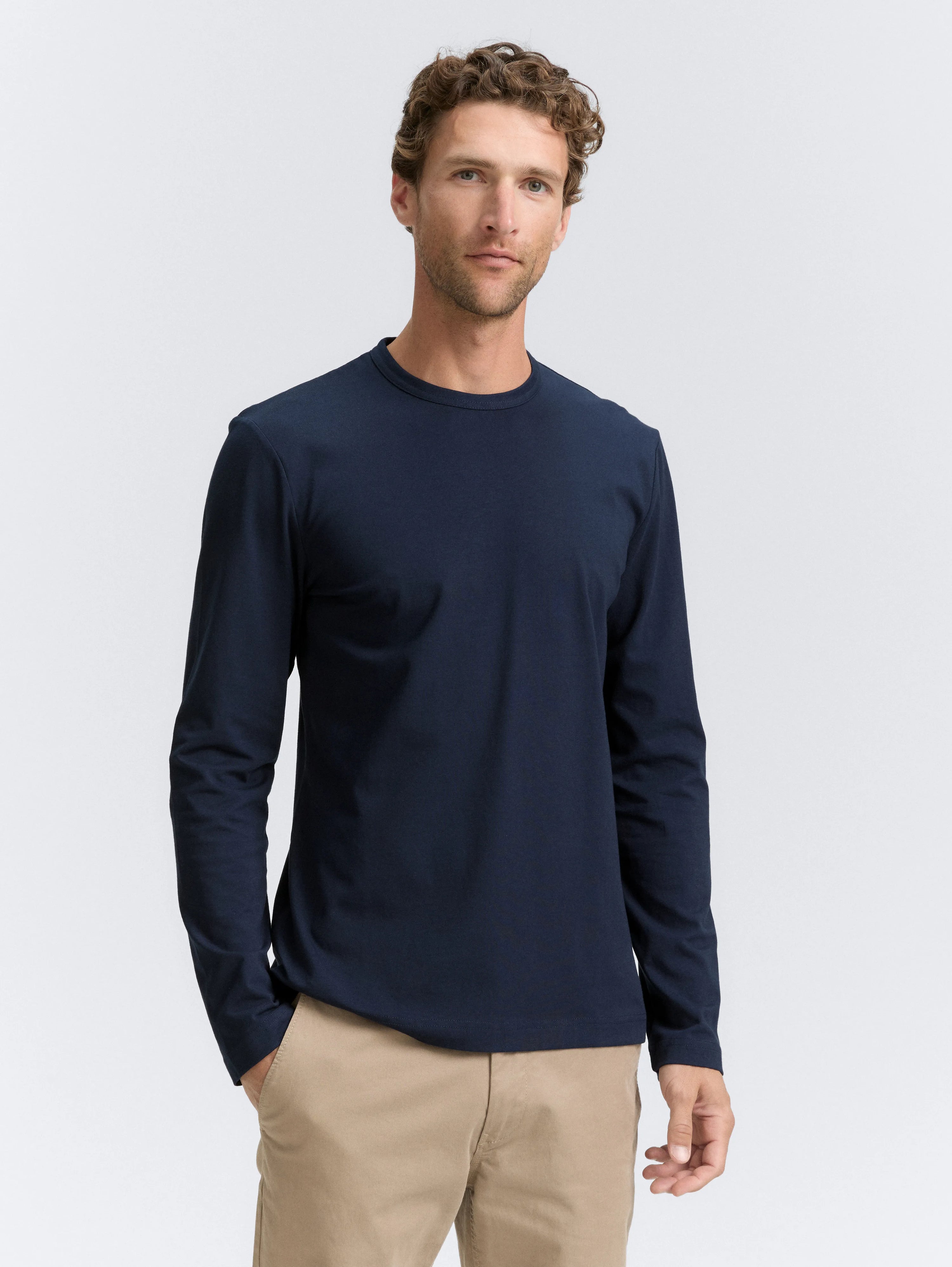 Tom Tailor_0_Slim Fit Long Sleeve Shirt with Stretch_1047811_10668_02