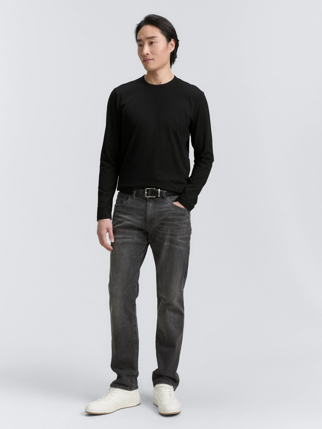 Tom Tailor_0_Slim Fit Long Sleeve Shirt with Stretch_1047811_29999_03