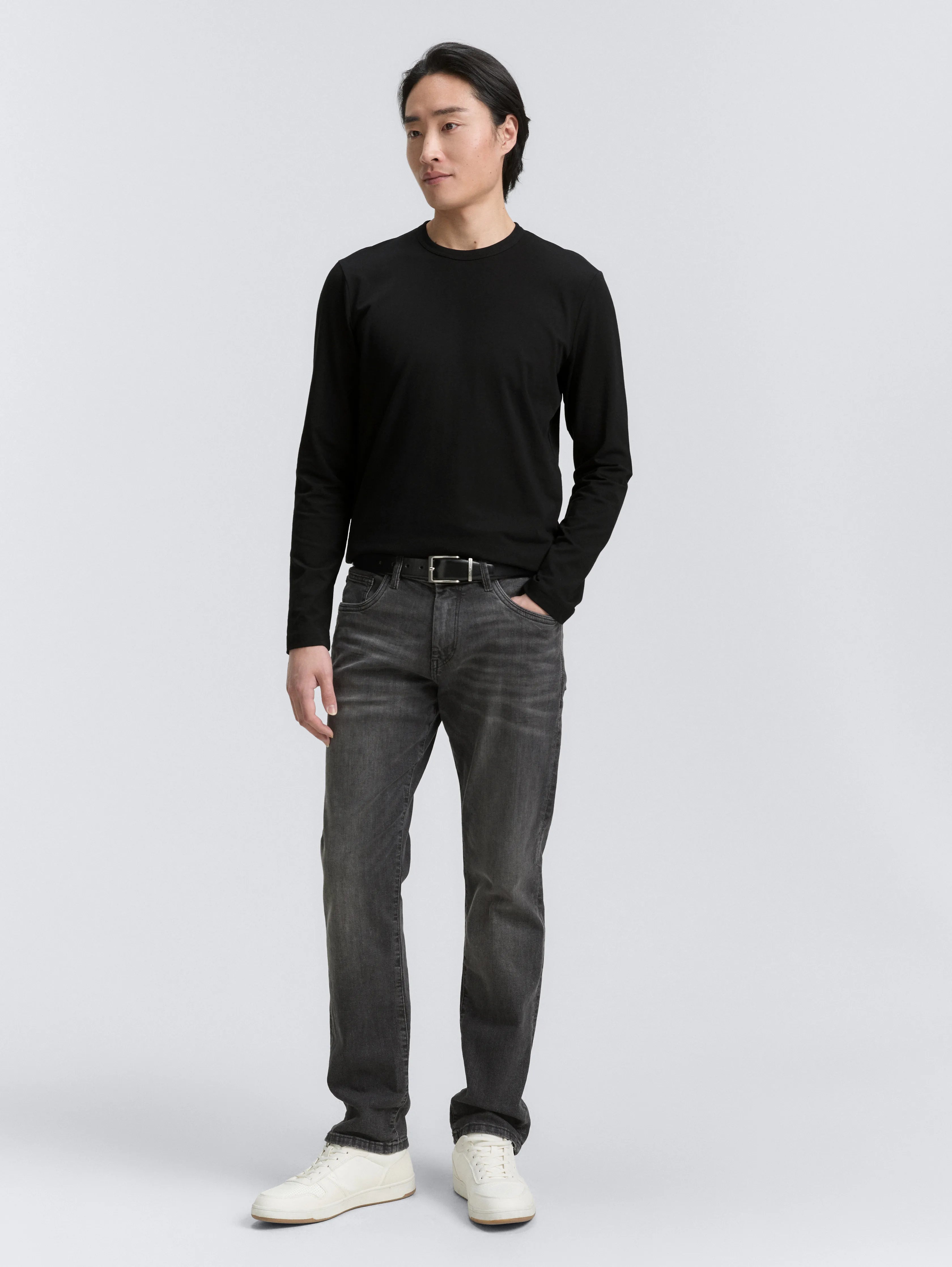 Tom Tailor_0_Slim Fit Long Sleeve Shirt with Stretch_1047811_29999_03