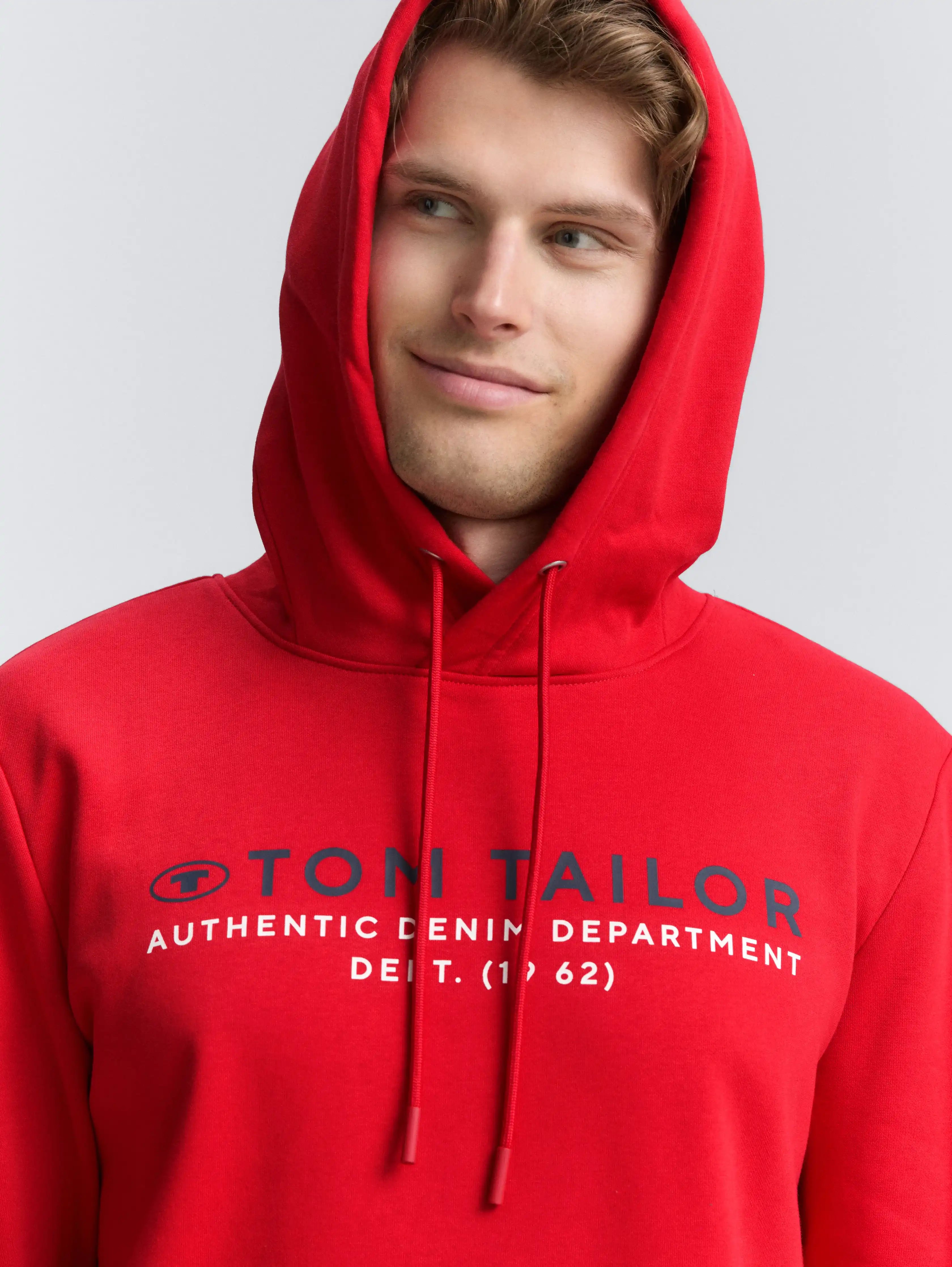 Tom Tailor_0_Hoodie Sweatshirt with Logo Print_1047825_12830_05