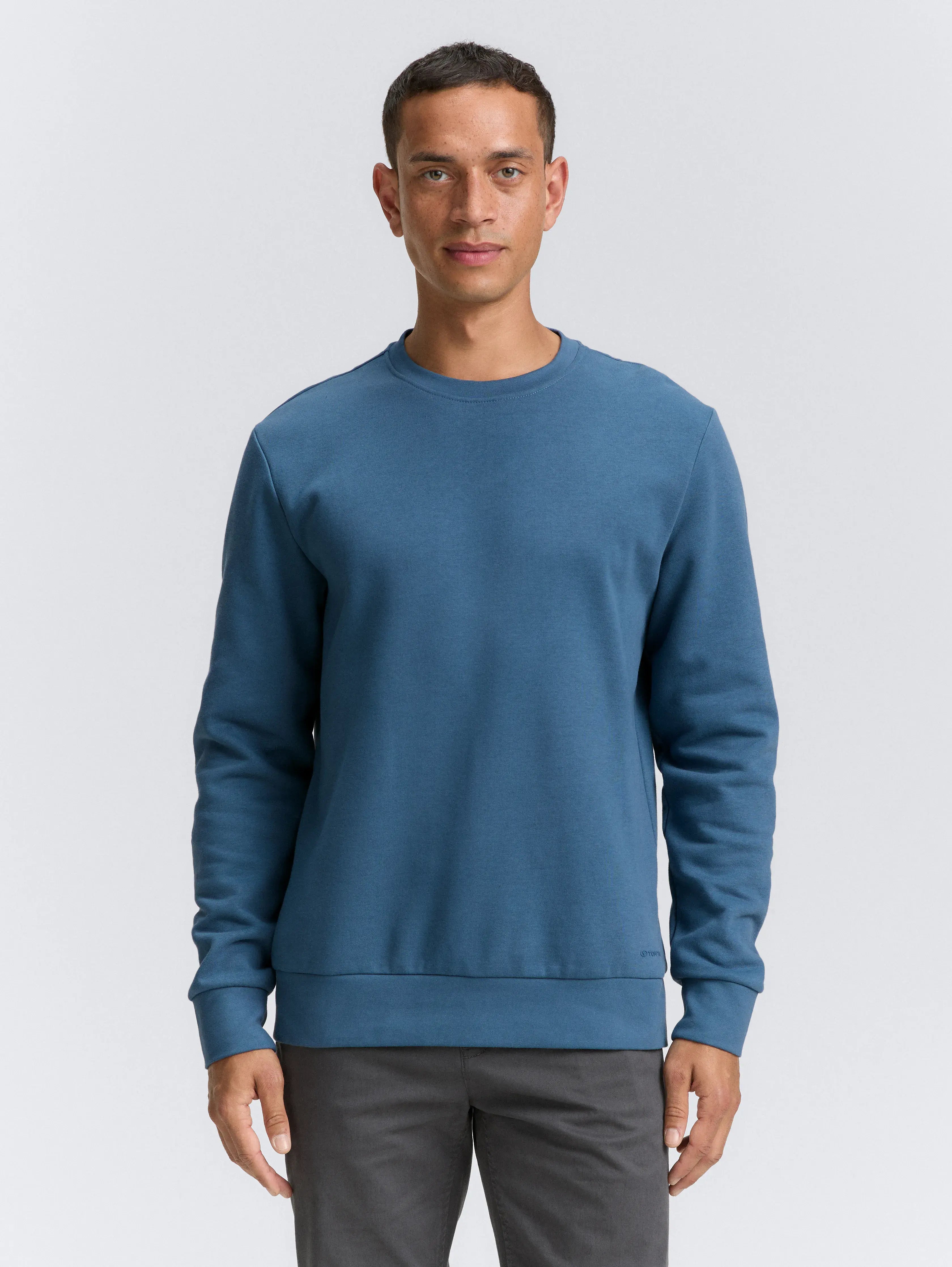 Tom Tailor_0_Basic Sweatshirt in Plain Colours_1047826_38224_02