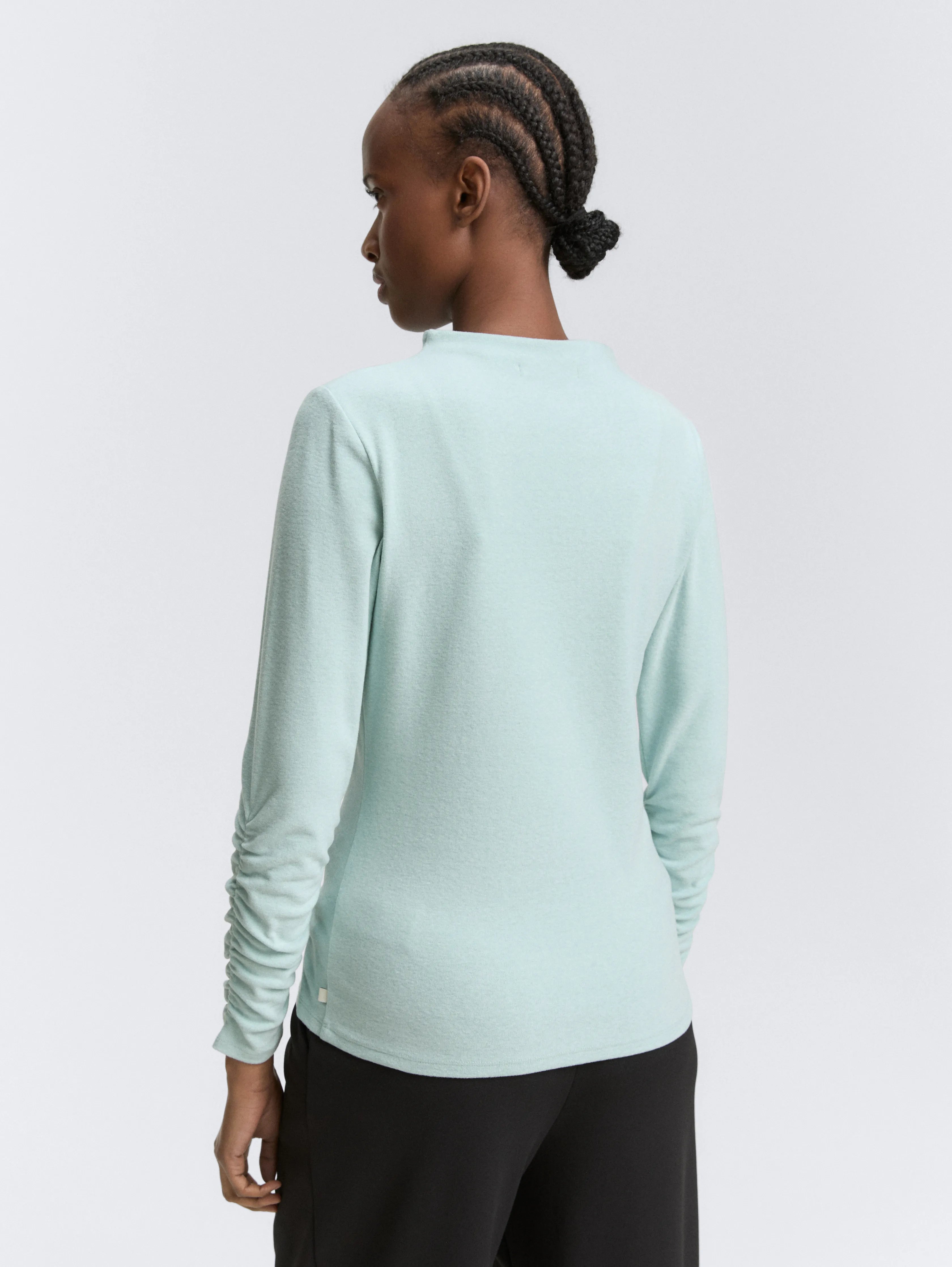 Tom Tailor_0_Long-Sleeved Shirt with Gathered Sleeves_1047847_14395_04