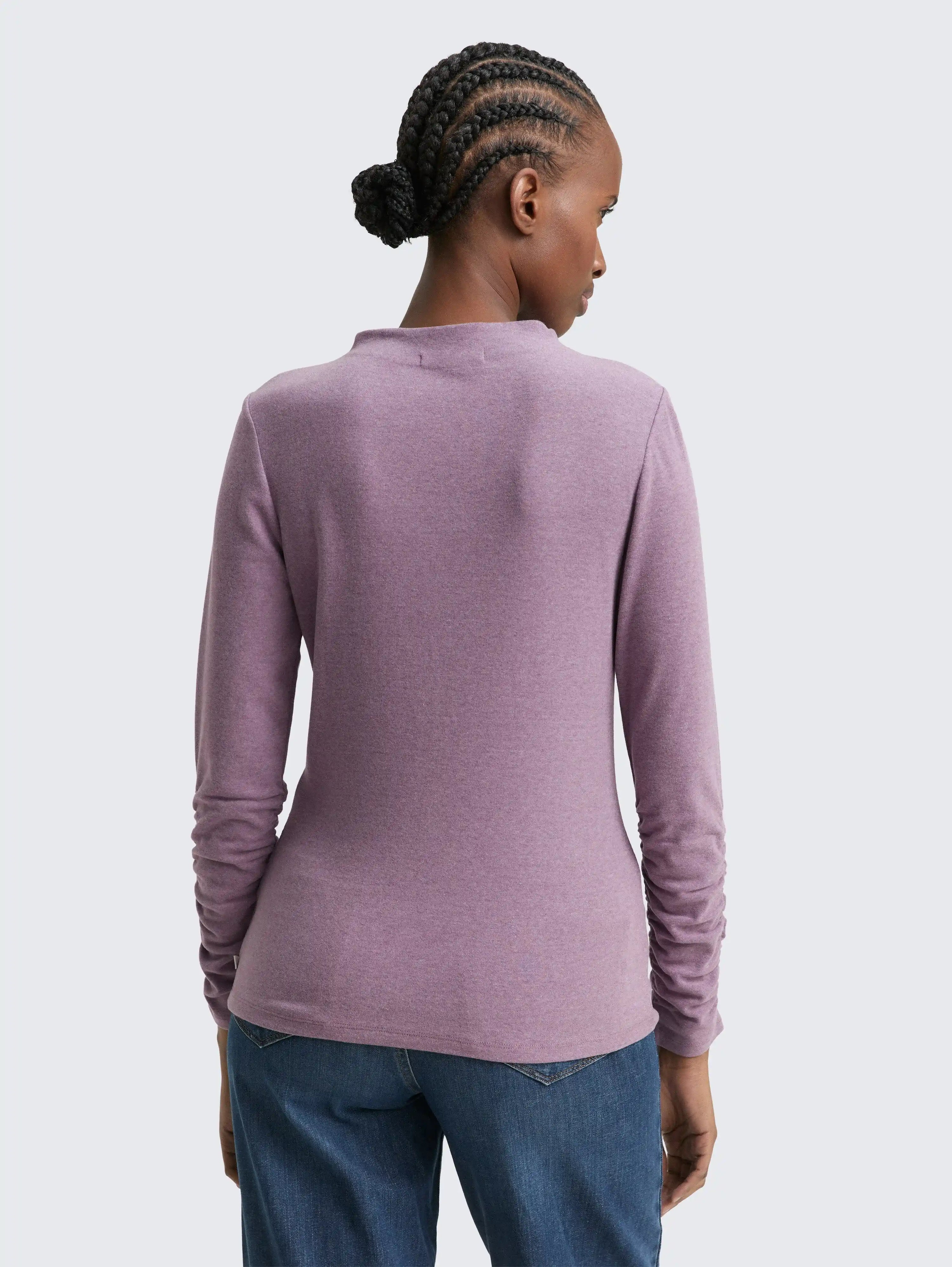 Tom Tailor_0_Long-Sleeved Shirt with Gathered Sleeves_1047847_39153_04
