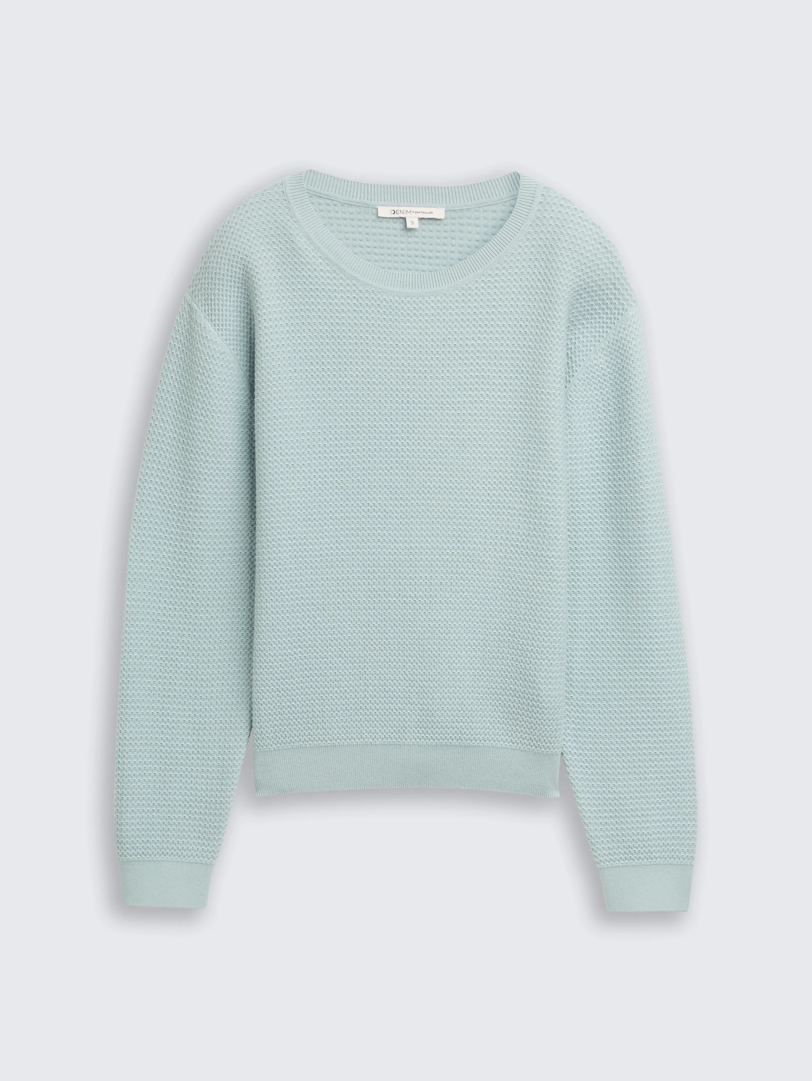 Tom Tailor_0_Knitted Jumper with Round Neck_1047882_13733_01