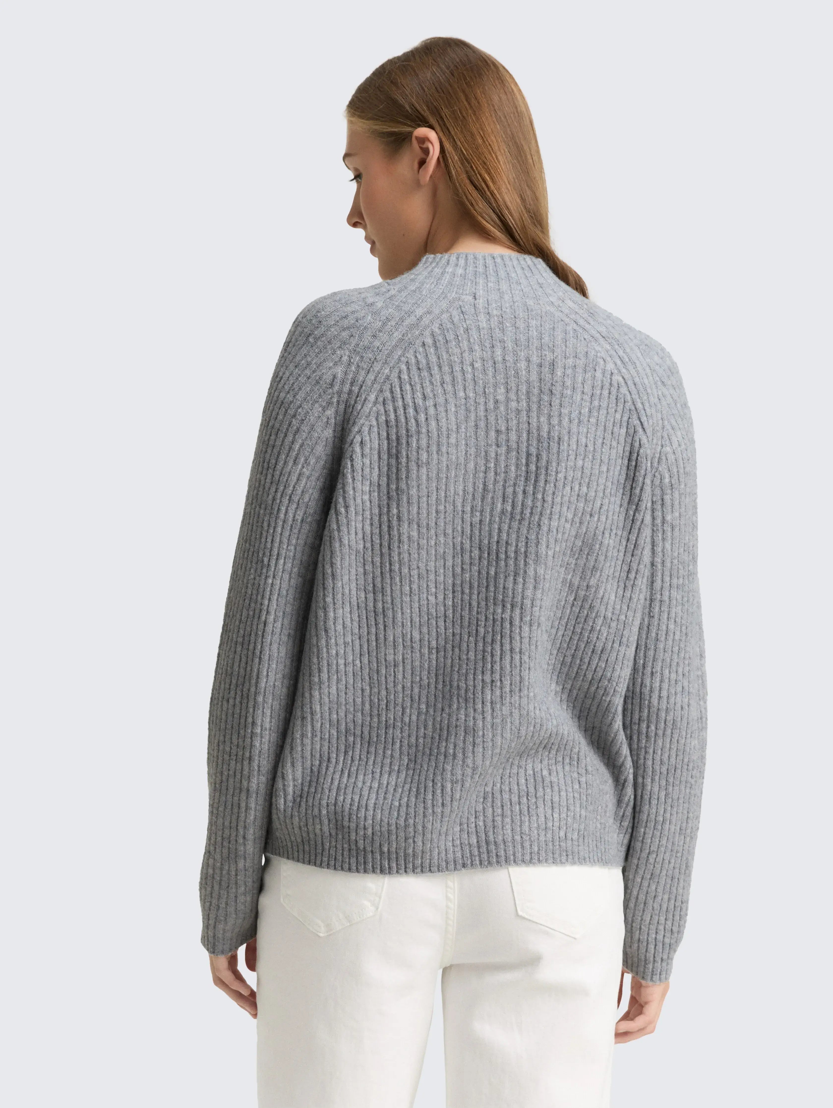 Tom Tailor_0_Relaxed Fit Knitted Jumper with Stand-Up Collar_1047895_10658_03
