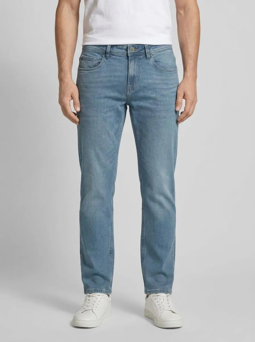 Tom Tailor Blue Grey Denim Men Ttjosh Regular Slim Stretch Jeans SKU: 1047978_10160 Image 00