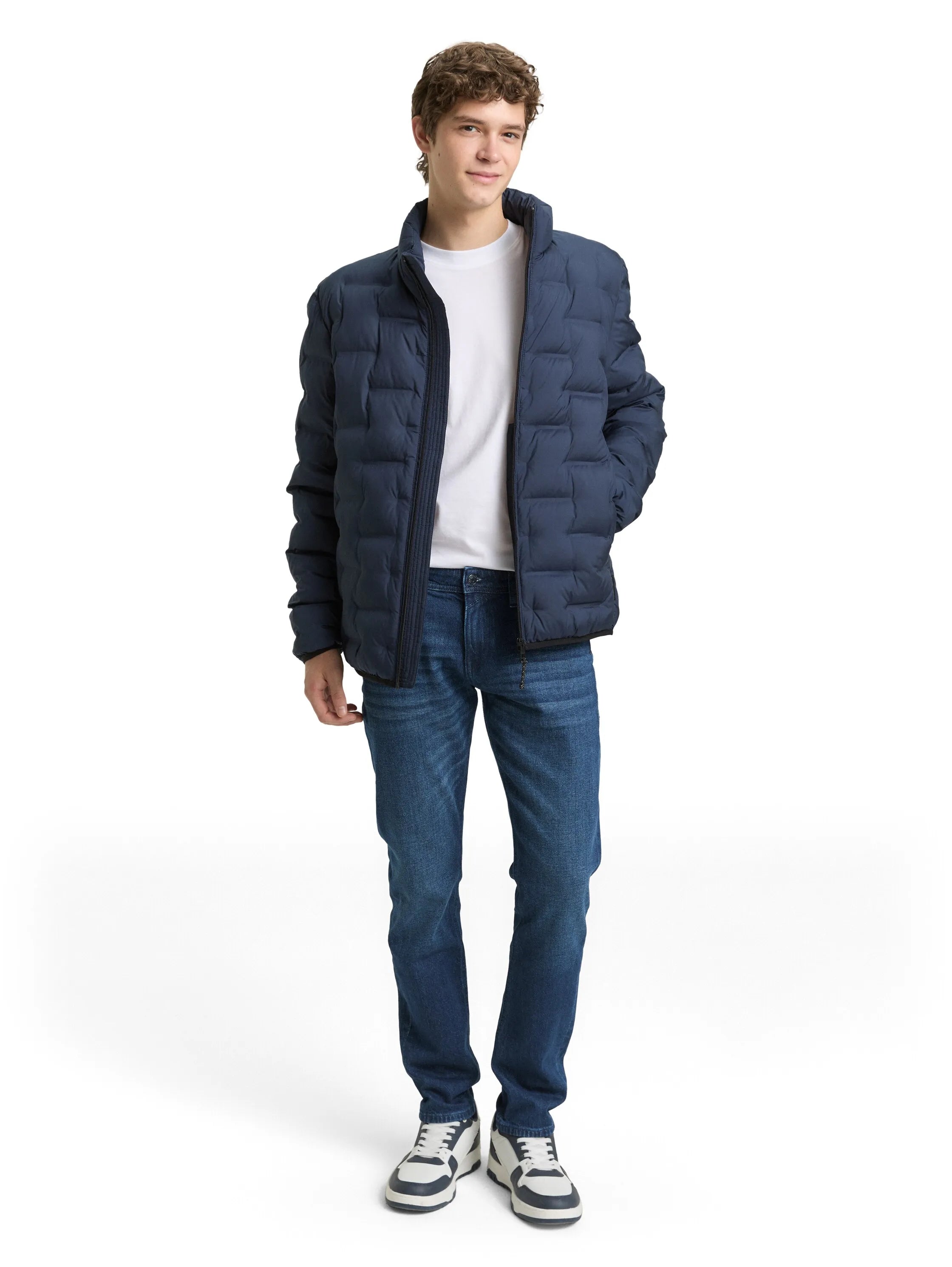 Denim Tom Tailor Dark Blue Denim Men Ttpiers Slim Jeans SKU: 1047987_10136 Image 03