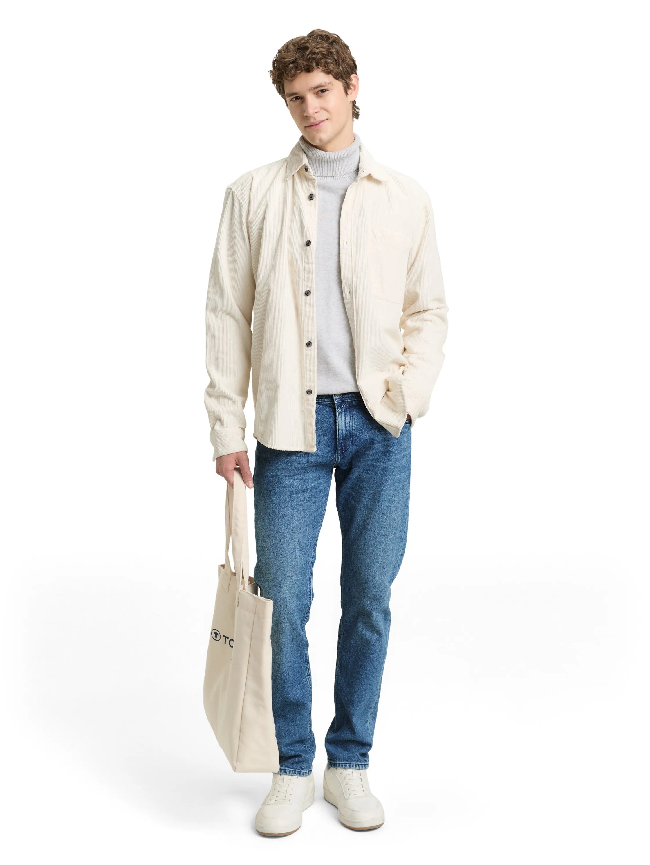 Denim Tom Tailor Stone Blue Denim Men Ttpiers Slim Jeans SKU: 1047987_10141 Image 03