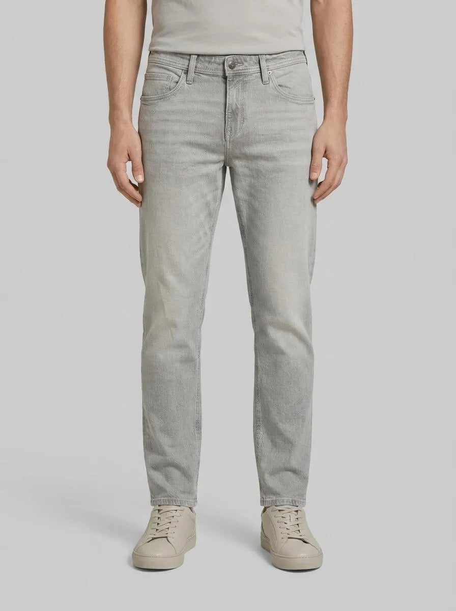 Denim Tom Tailor Used Light Stone Grey Denim Men Ttpiers Slim Jeans SKU: 1047987_10218 Image 00