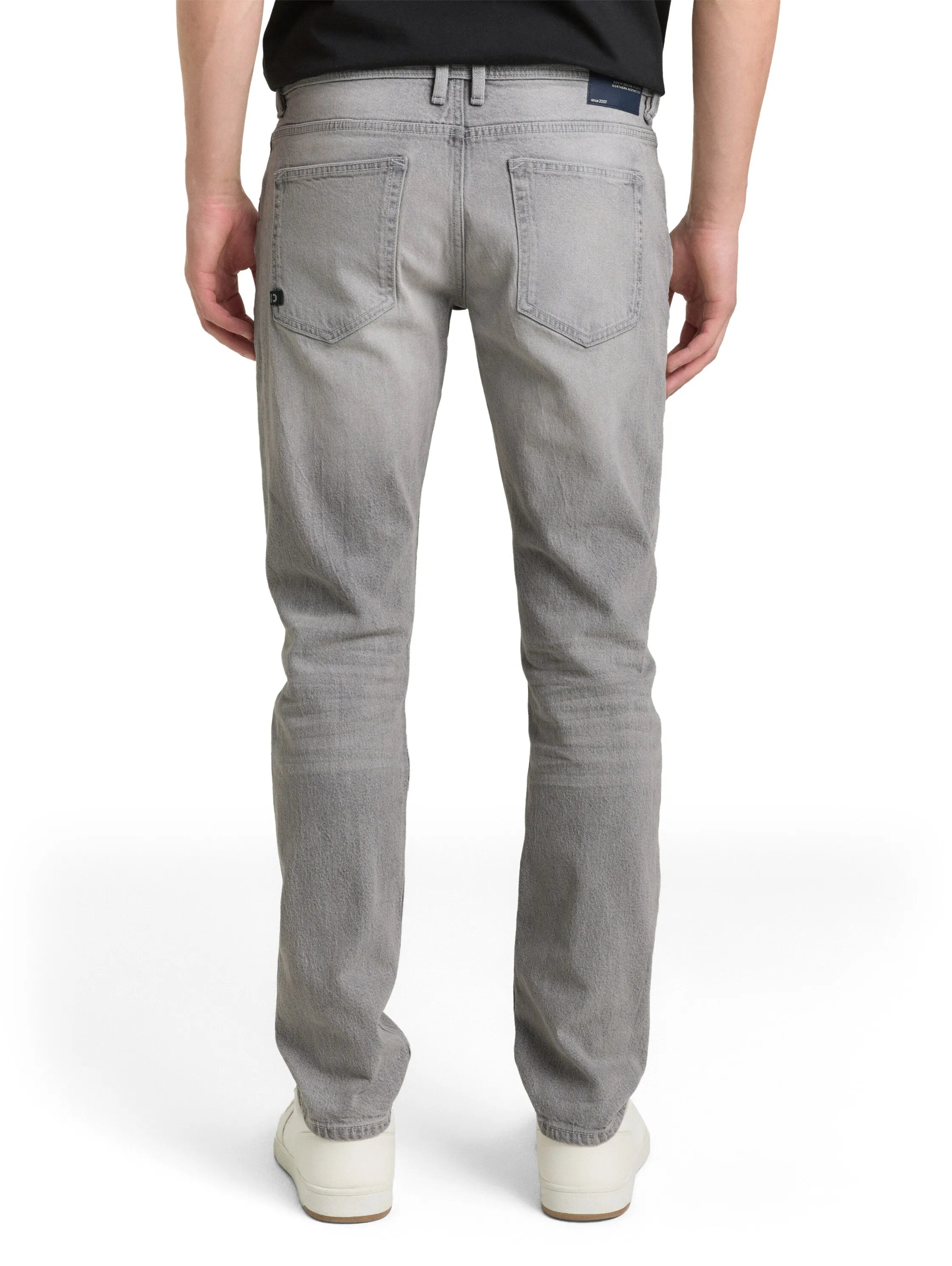 Denim Tom Tailor Used Light Stone Grey Denim Men Ttpiers Slim Jeans SKU: 1047987_10218 Image 02